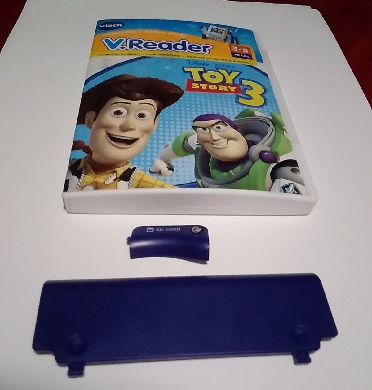 Lot VTech Blue V.Reader System Replacement Battery Cover Toy Story 3 Hello Kitty