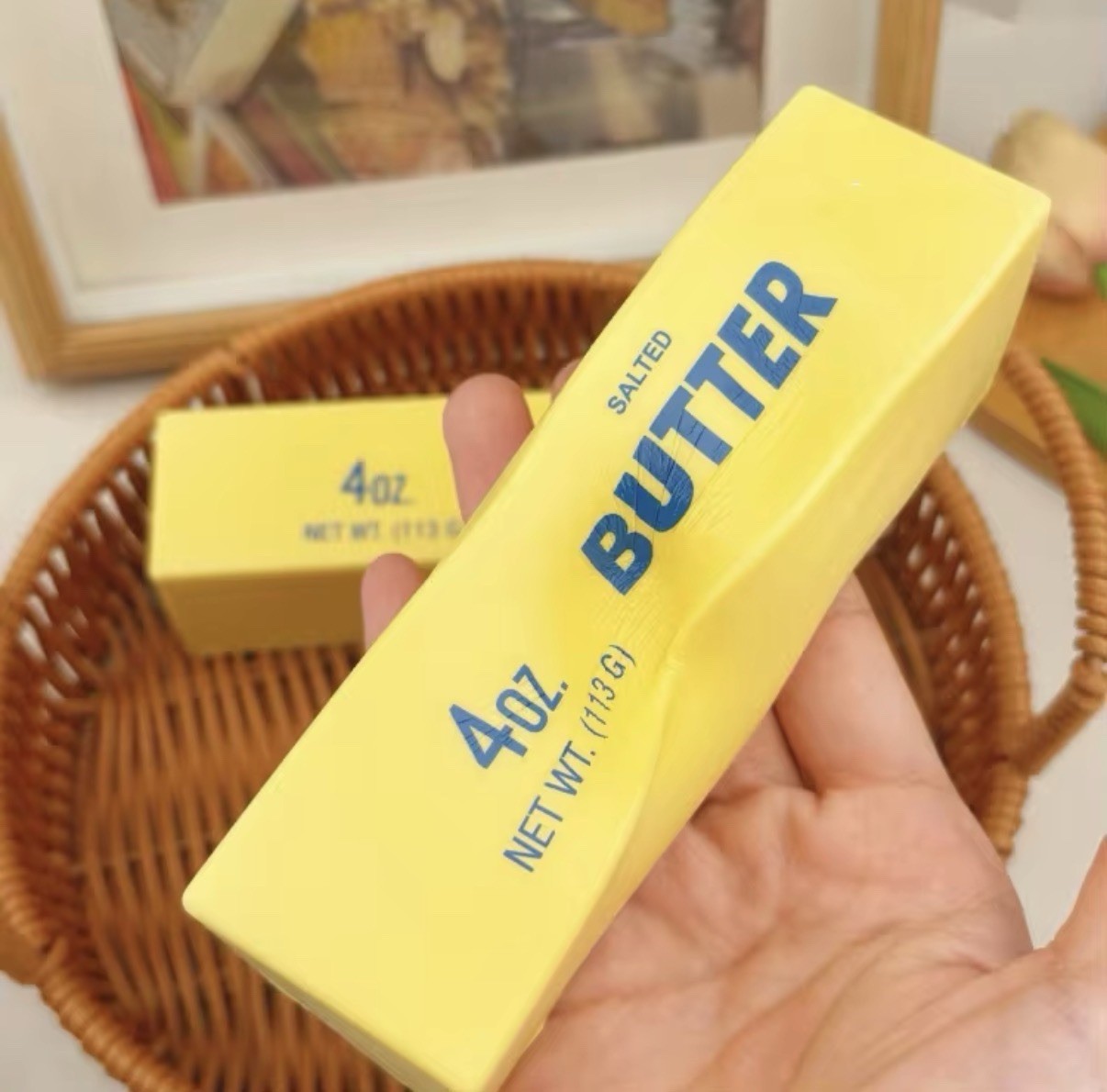 Butter Stick Squishy Fidget Toy Soft Stress Relief ADHD Anxiety Squeeze 1pc