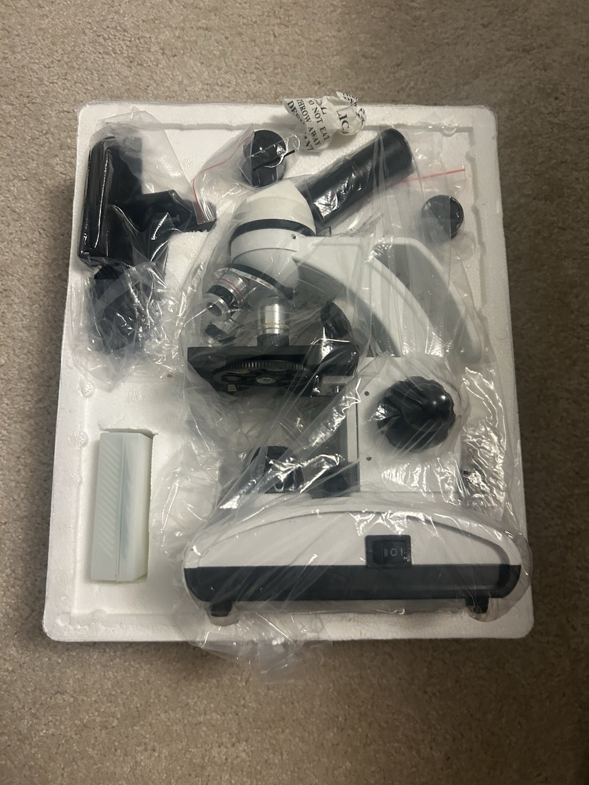 TELMU XSP-75 Biological Microscope for Ages 3 & Up, 8-11, 12-16, 17 Years & Up