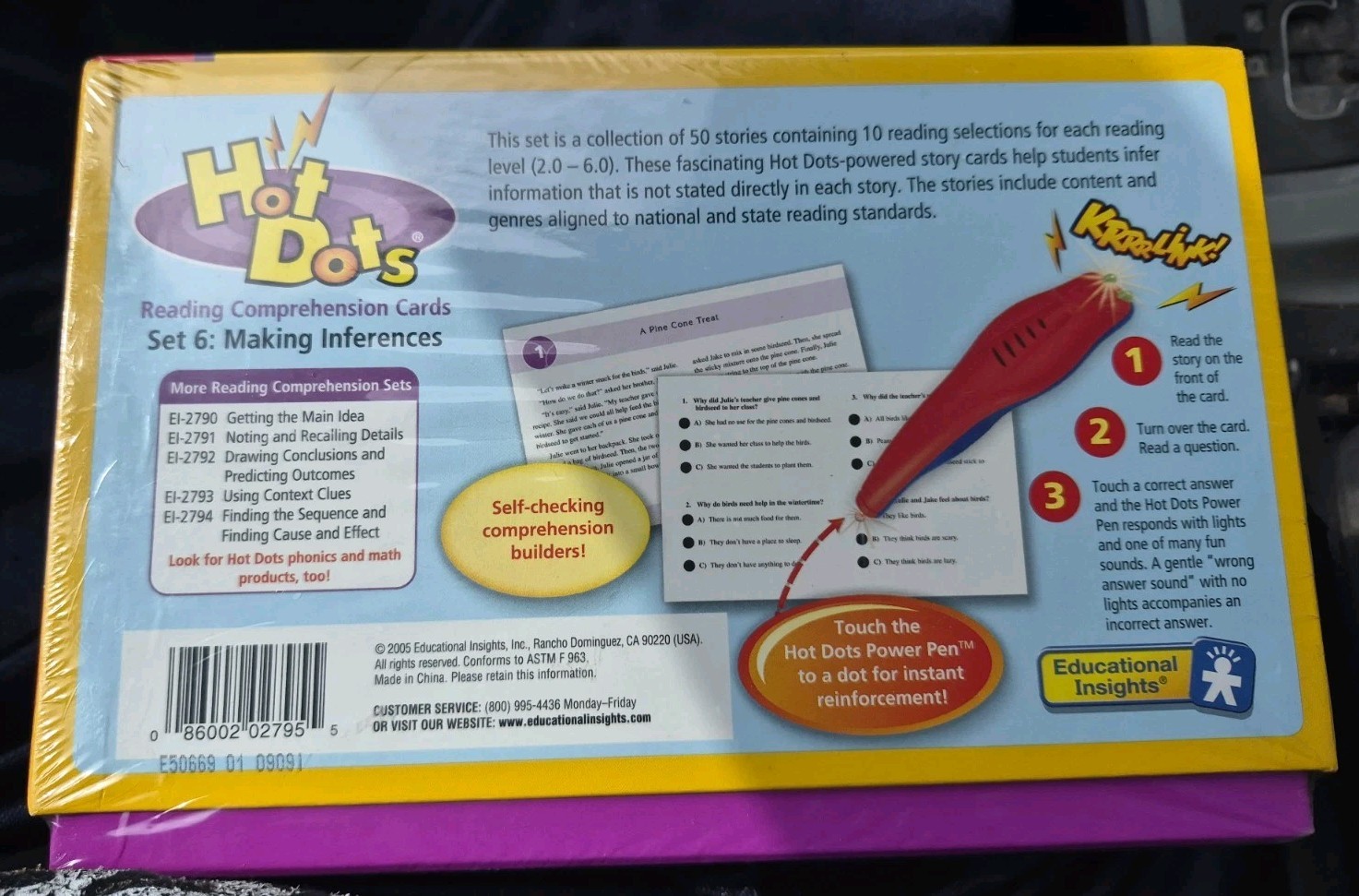 Hot Dots Making Inferences Reading Comprehension Set 6 Higher-Order Thinking New