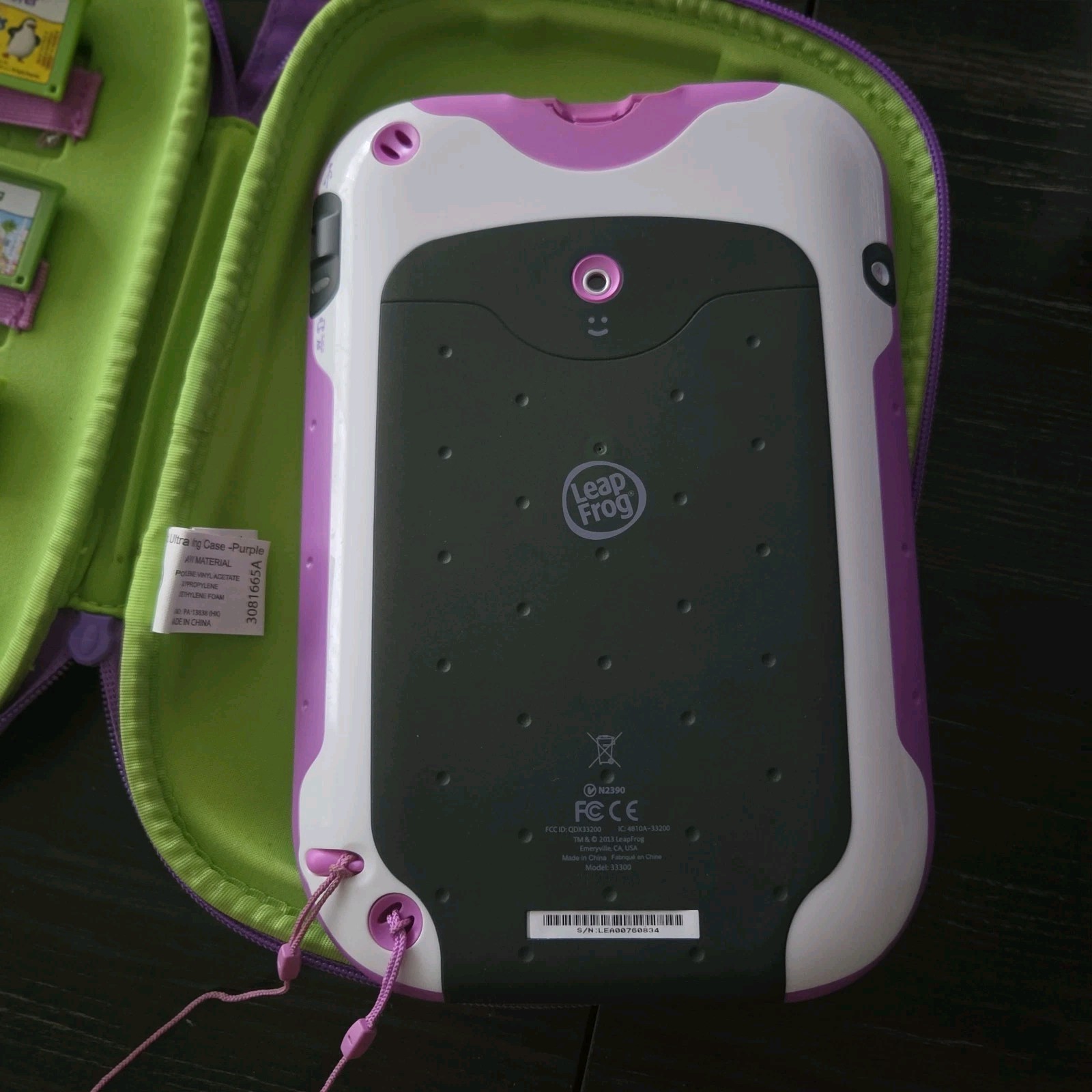 Leap Frog Leap Pad Ultra Kids Learning Tablet + Case & 8 Games READ DESCRIPTION!