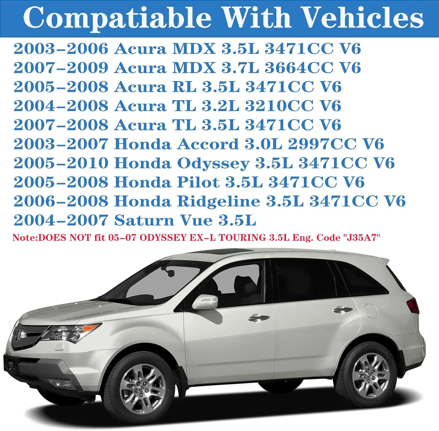 VS50607R for Honda Pilot 3.5 Valve Cover Gasket Odyssey Ridgeline Accord Saturn