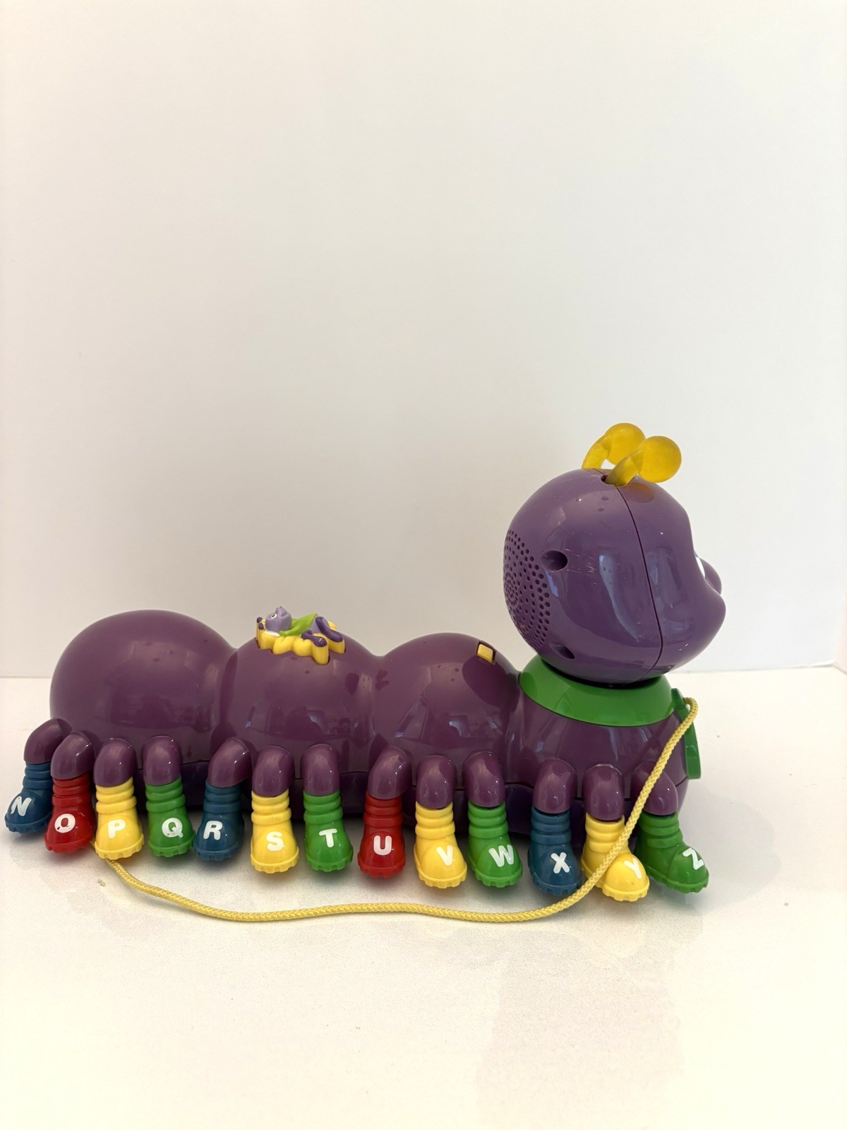 2001 Leap Frog Alphabet Pal Purple Caterpillar Letters Music Works!