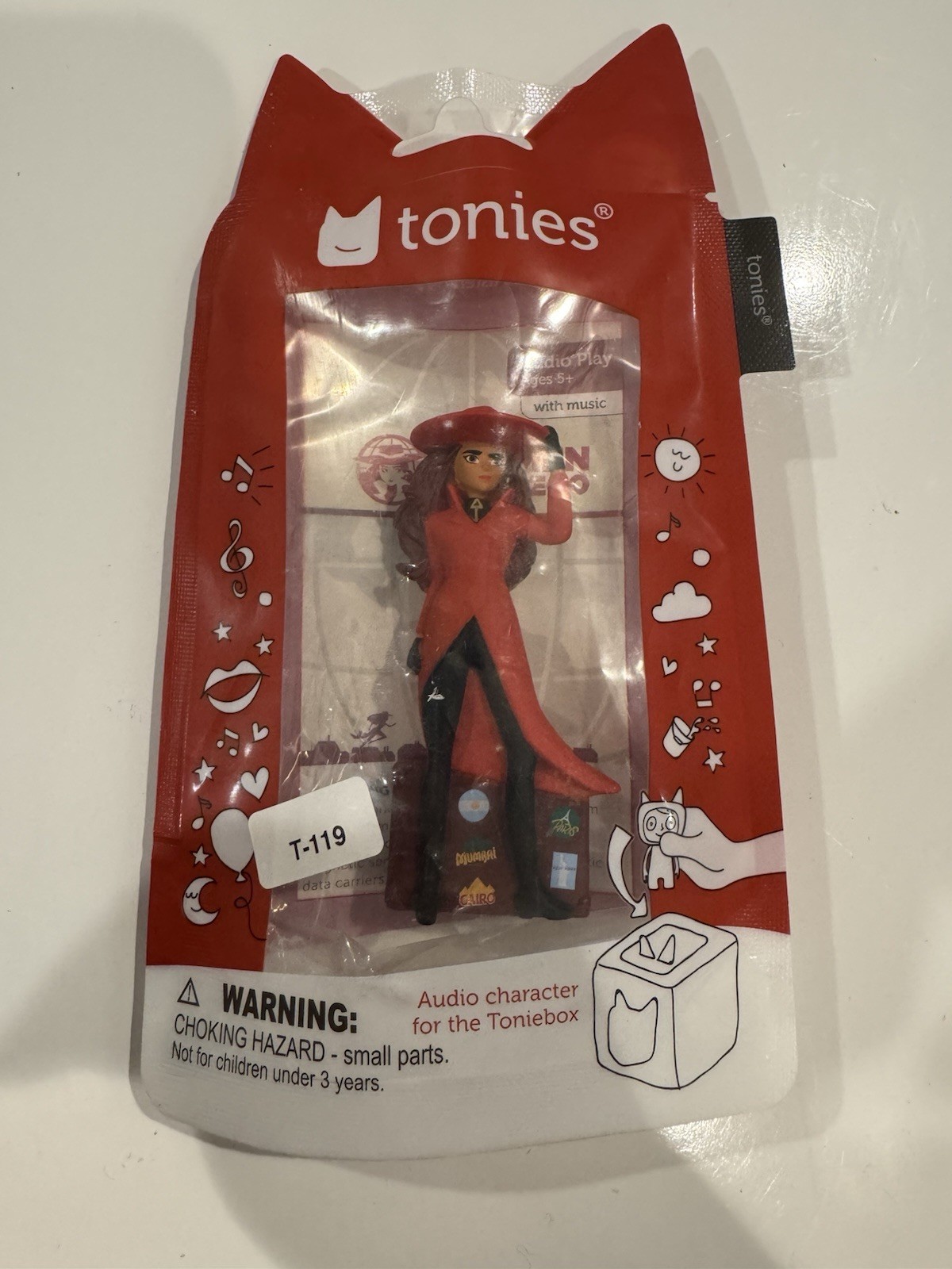 Tonies Carmen Sandiego Audio Play Figure for Toniebox Ages 5+ Approx. 60 min
