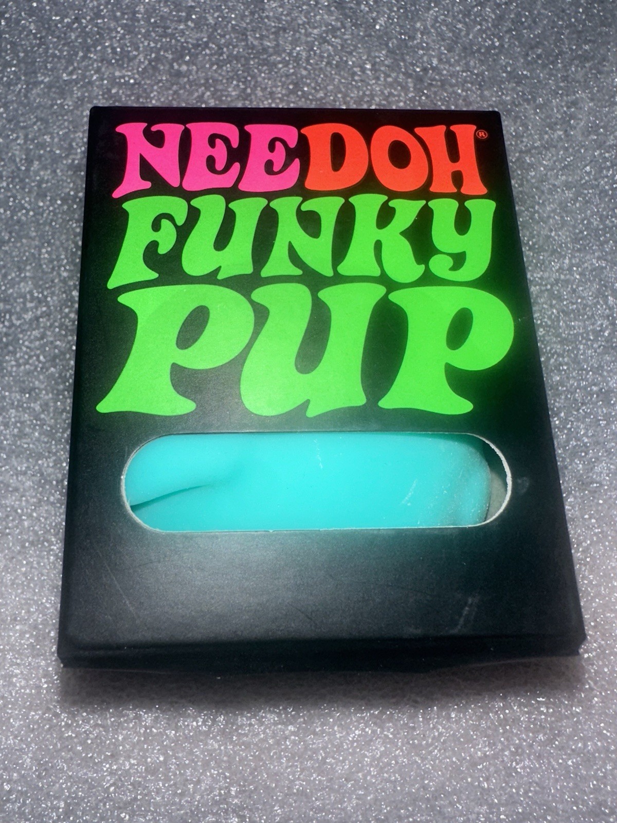 FUNKY PUP NeeDoh TEAL Pet Me Feel the Funk NEEDOH NEW Sealed teal