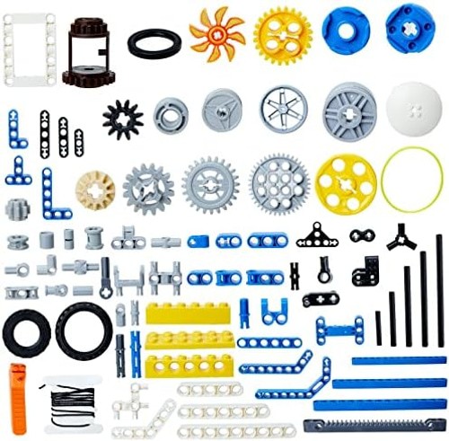 330Pcs Building Kit, 12 in 1 STEM Toys with Electric Power Motor for Kids, DI…