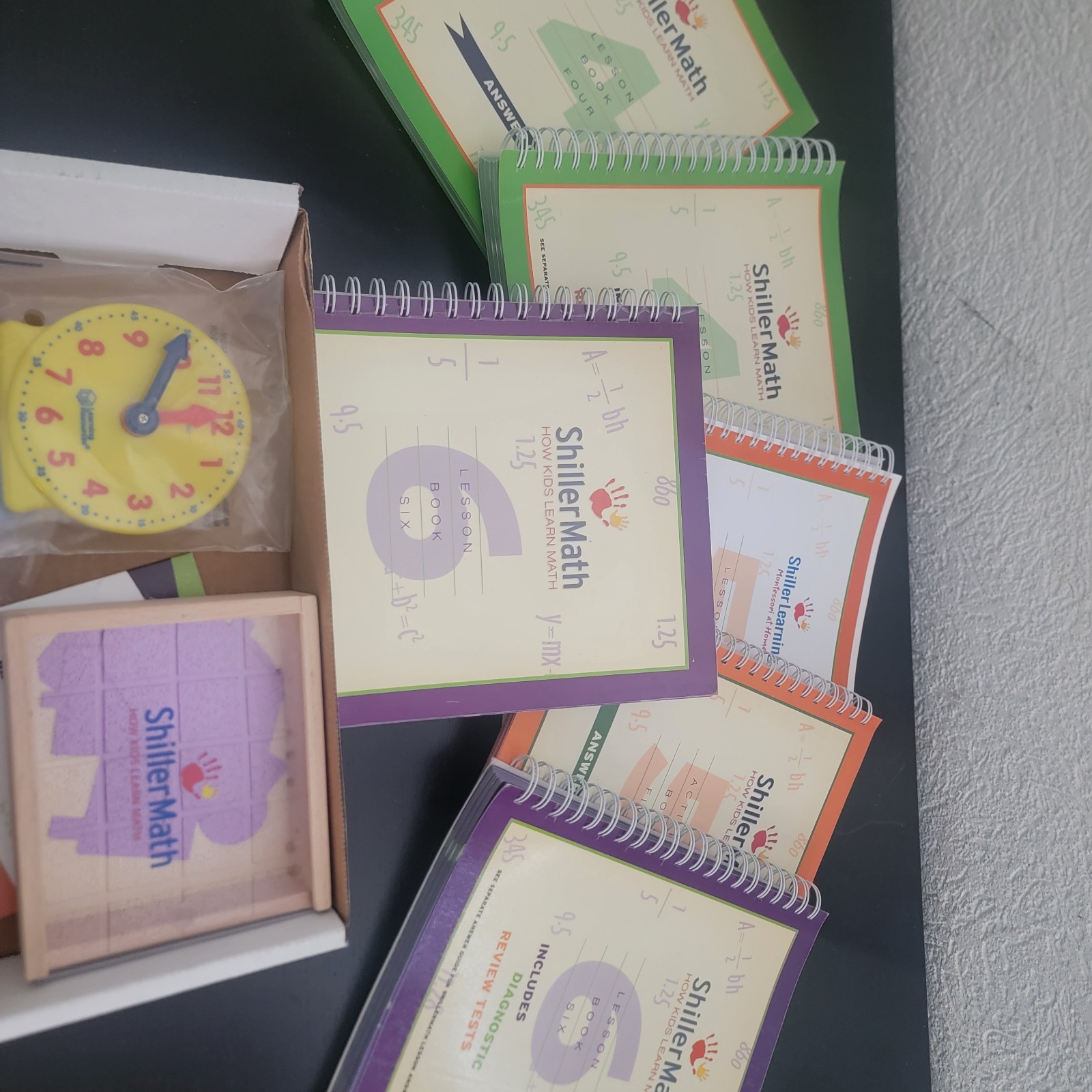 Shiller Learning Math Kit II Basic & Lesson & Answer Guides Books Montessori NEW