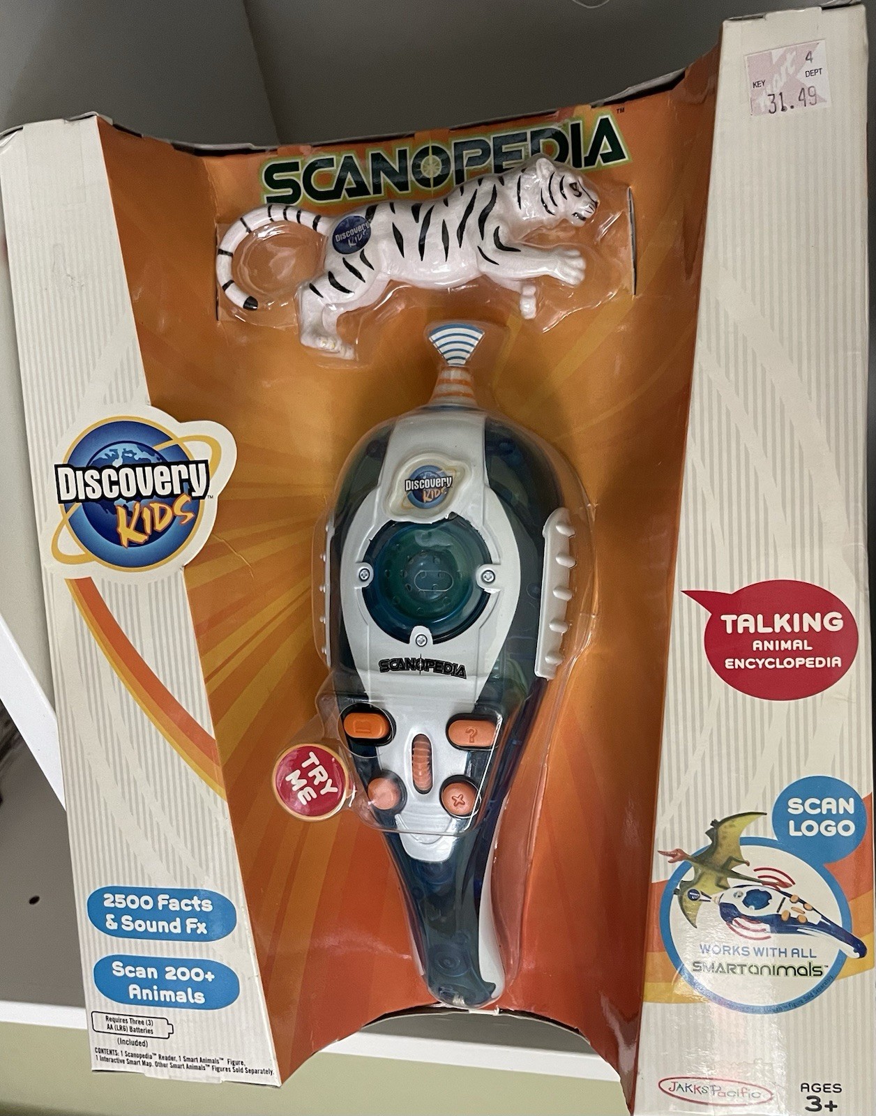 Discovery Kids Scanopedia Electronic Talking Animal Encyclopedia Learning System