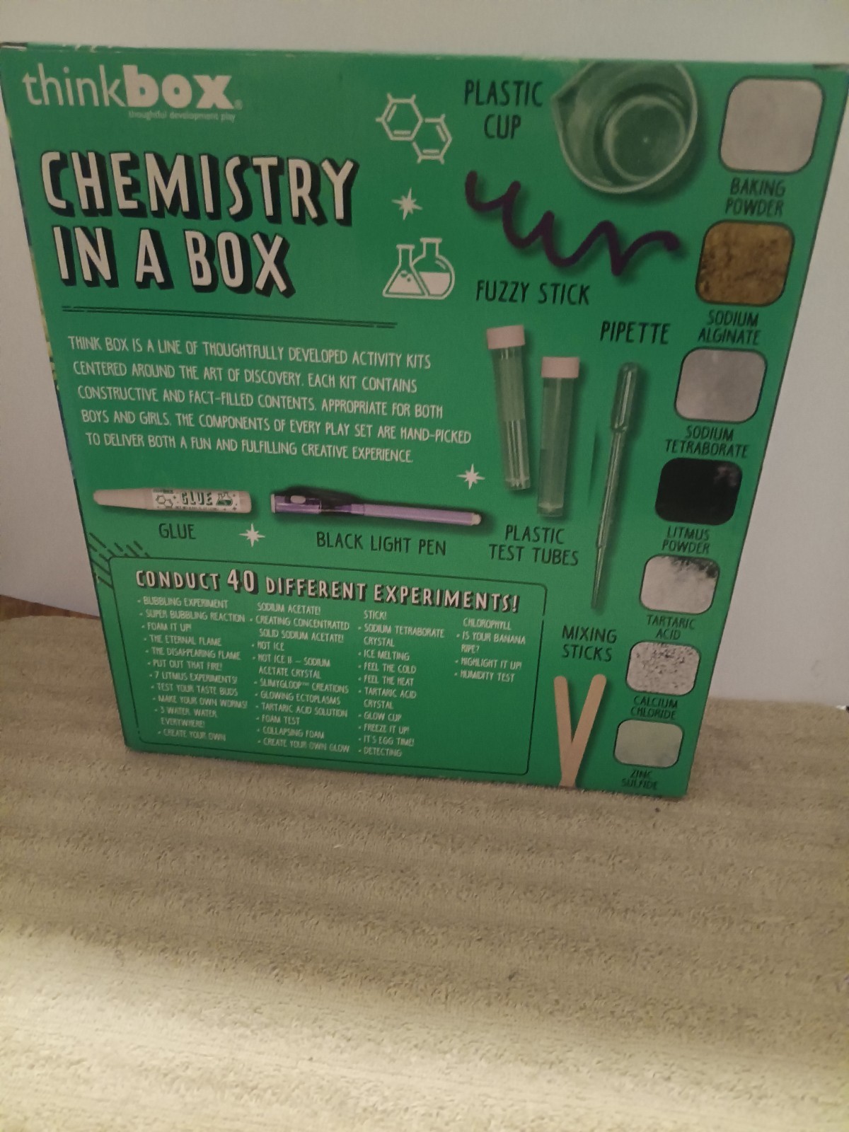 Think Box Thoughtful Development Play Chemistry In A Box