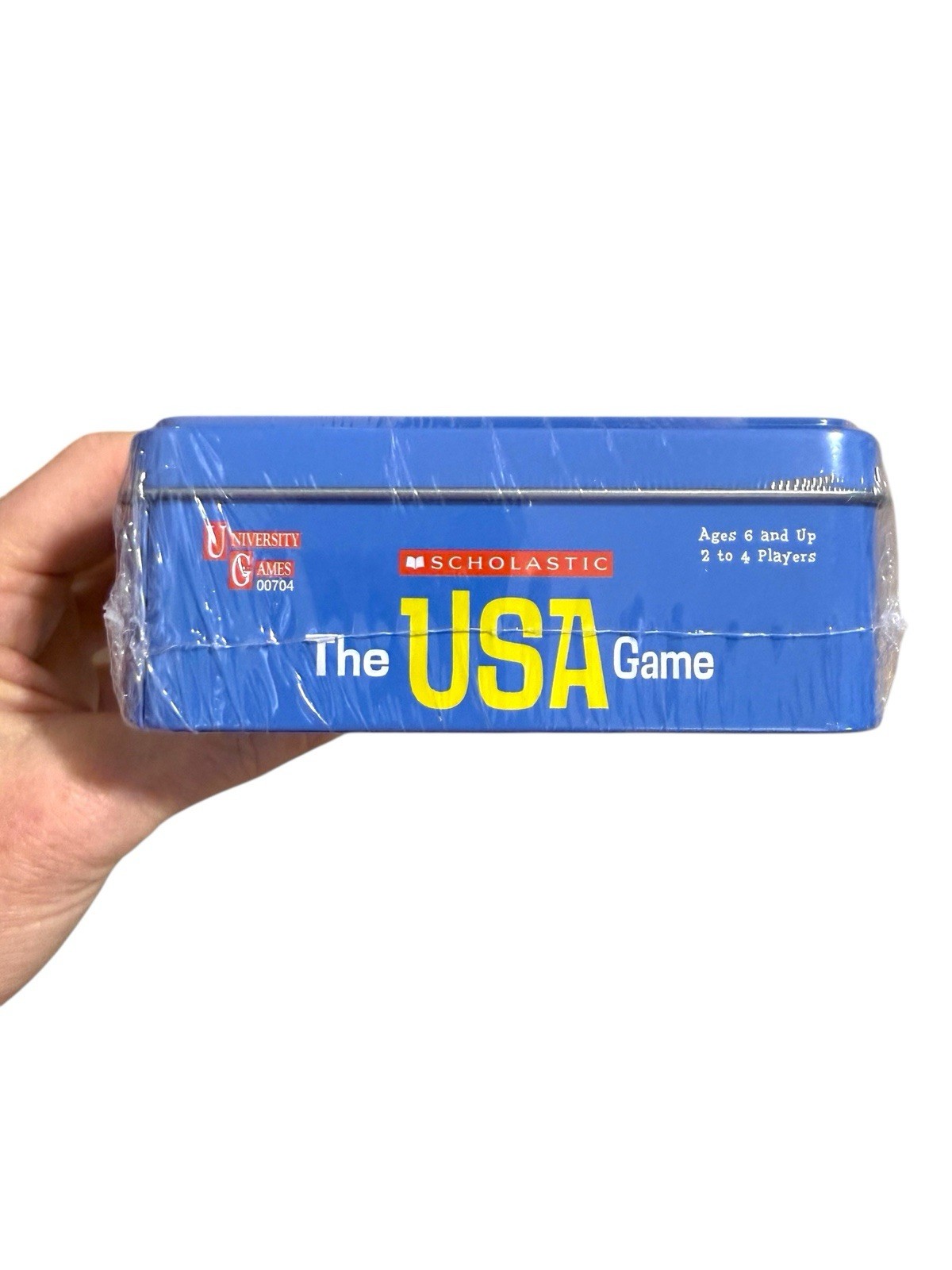 Scholastic The USA Game New In Tin University Games Educational Learn The States