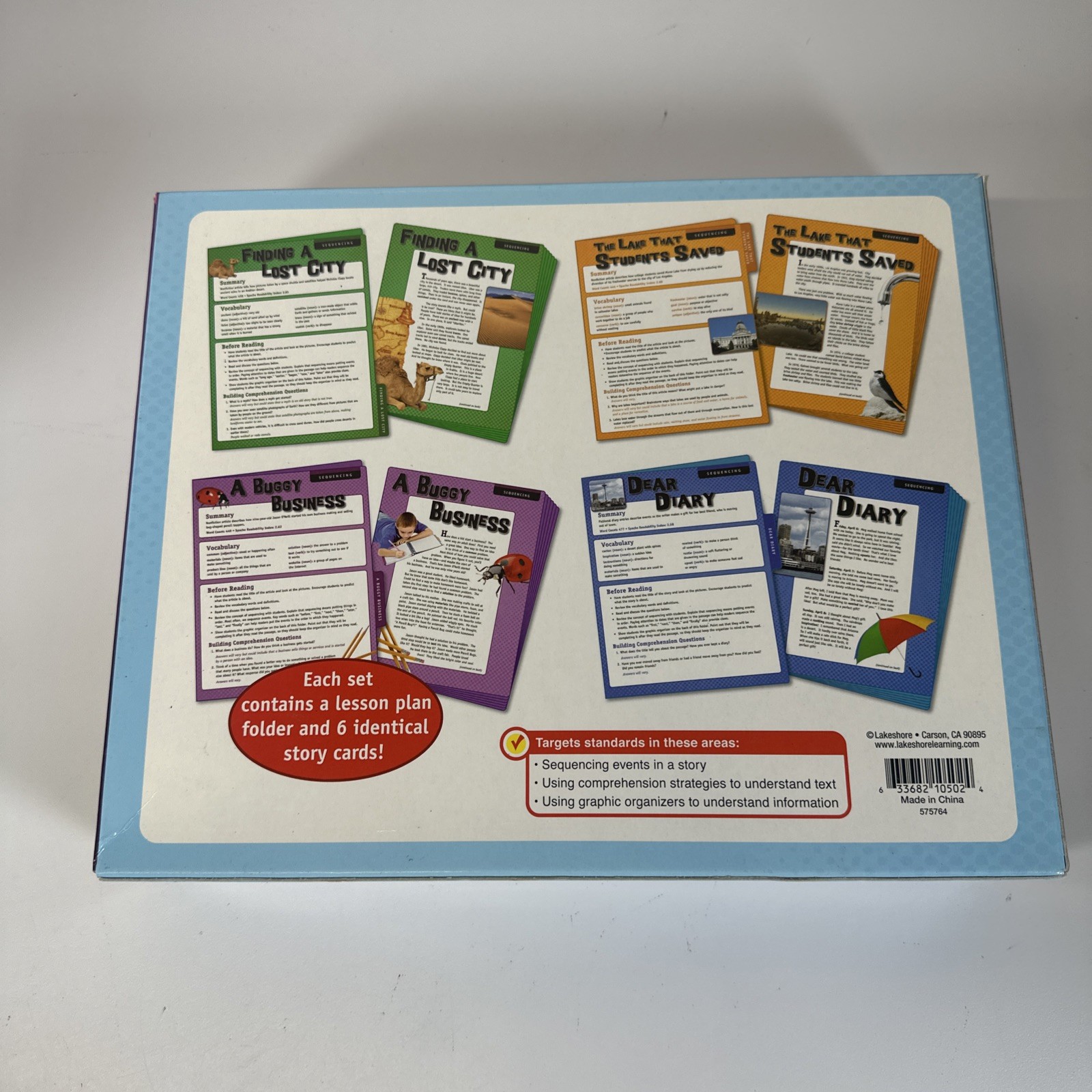 Lakeshore High-Interest Intervention Reading Folders Lot of 5 Sets Ages 9+