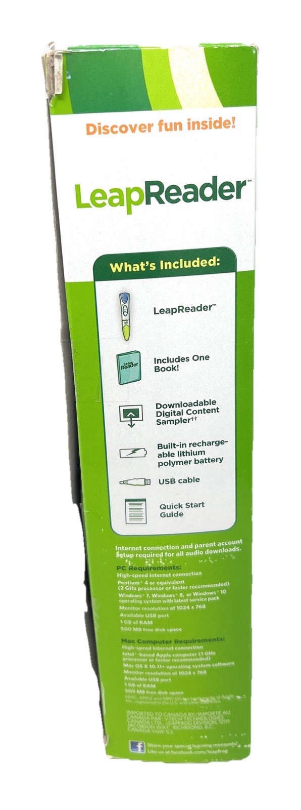 LeapFrog LeapReader Reading and Writing System-OPEN BOX