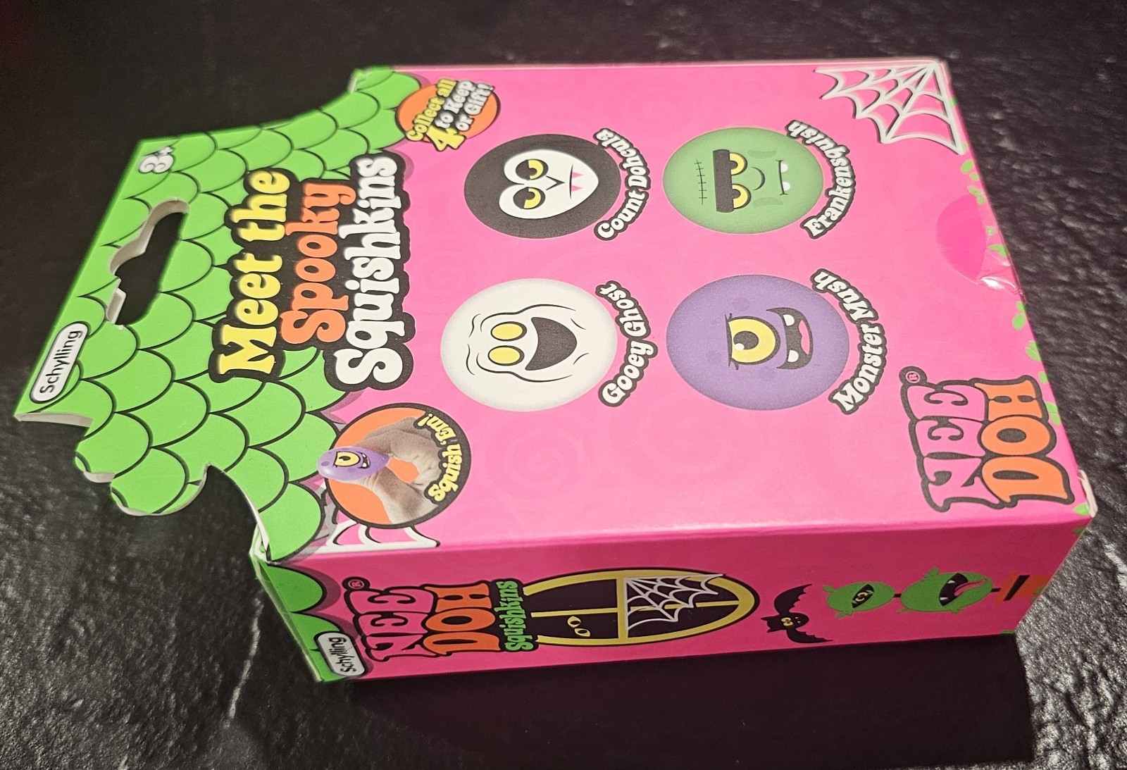 RARE Teenie NeeDoh Haunted House 4 Pack Halloween Minis Spooky Squishkin