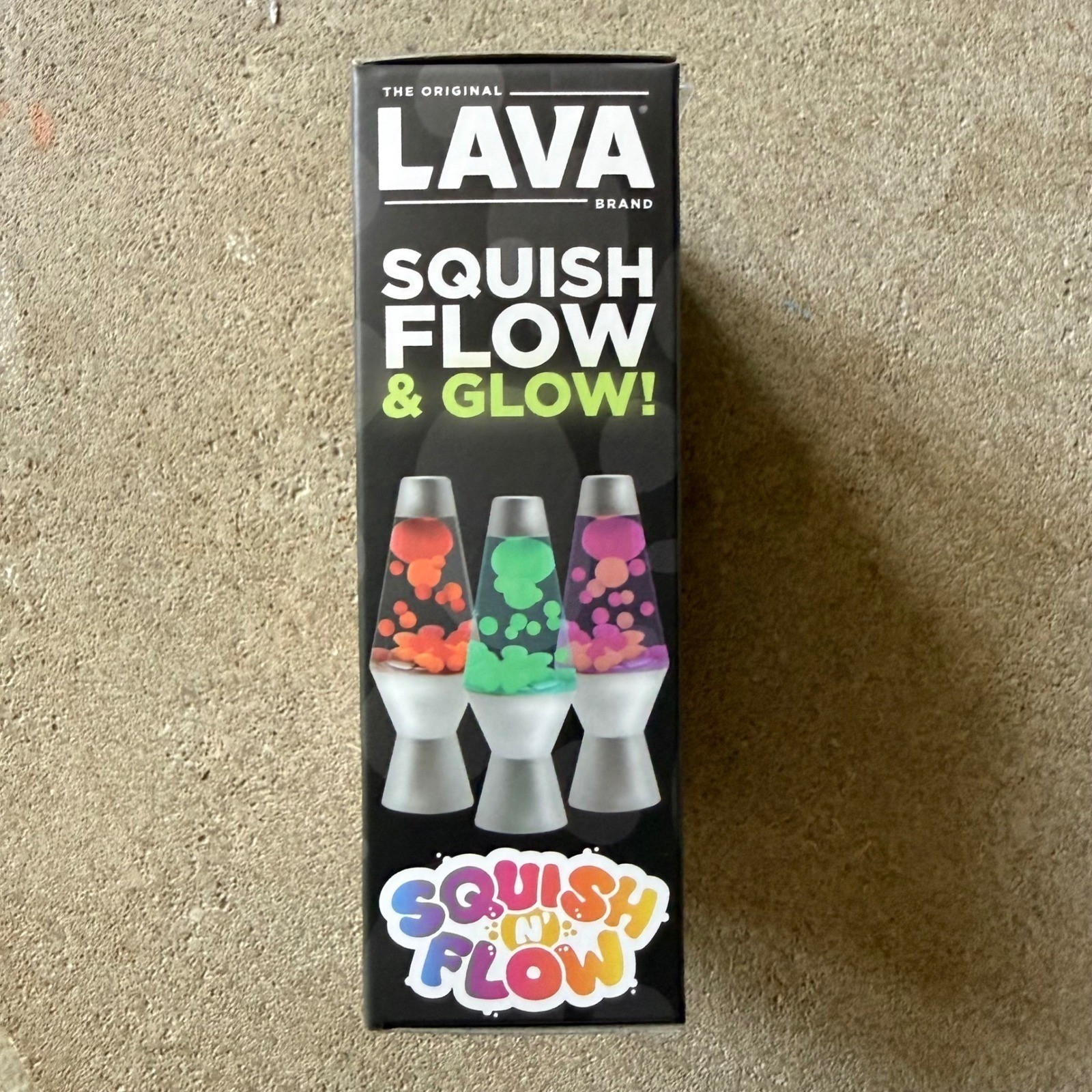 Needoh Lava Lamp Green Squishy Toy Glow in Dark Fidget Nee Doh Schylling NEW