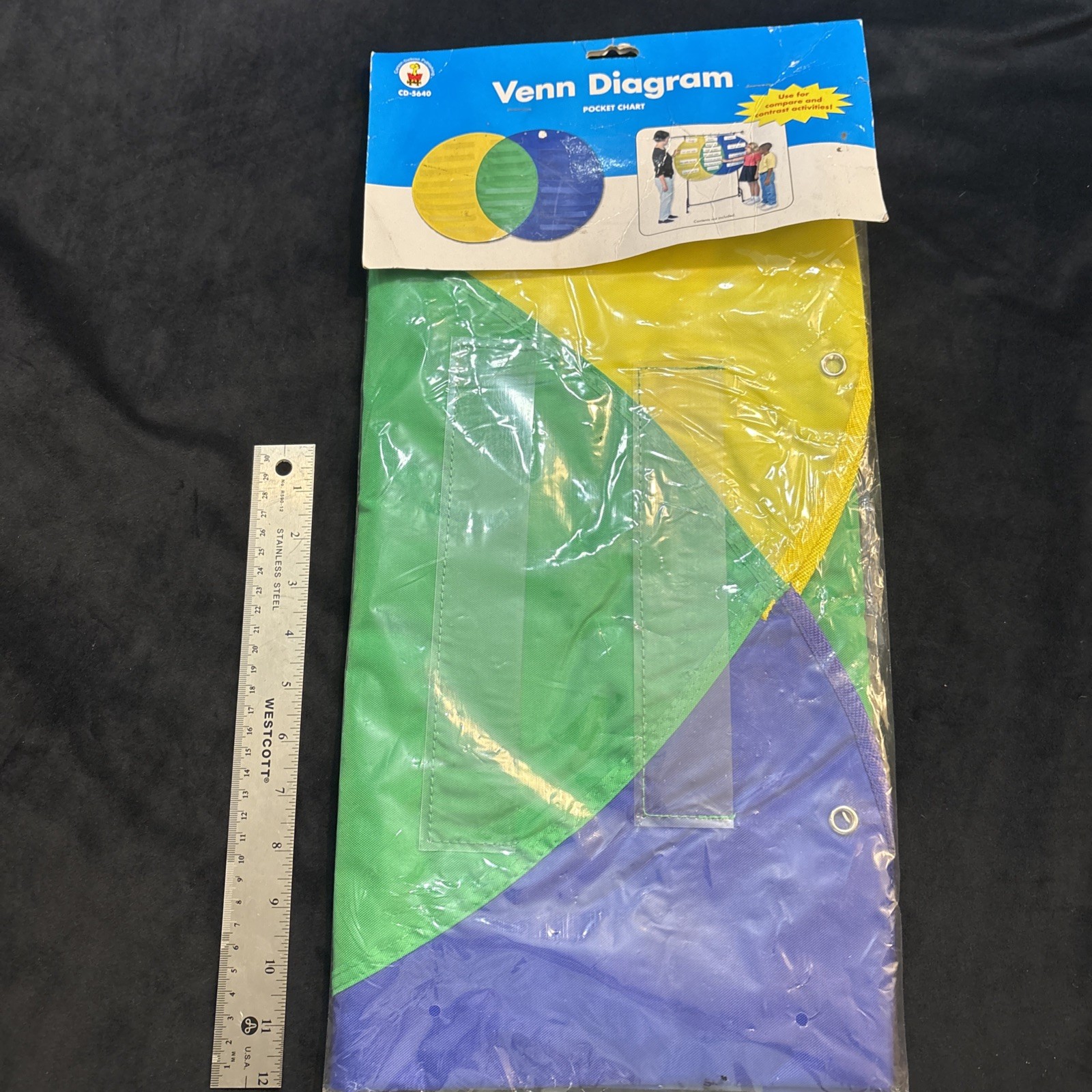 Carson-Dellosa Publishing CD-5640 Venn Diagram 53×36” Compare & Contrast Topics