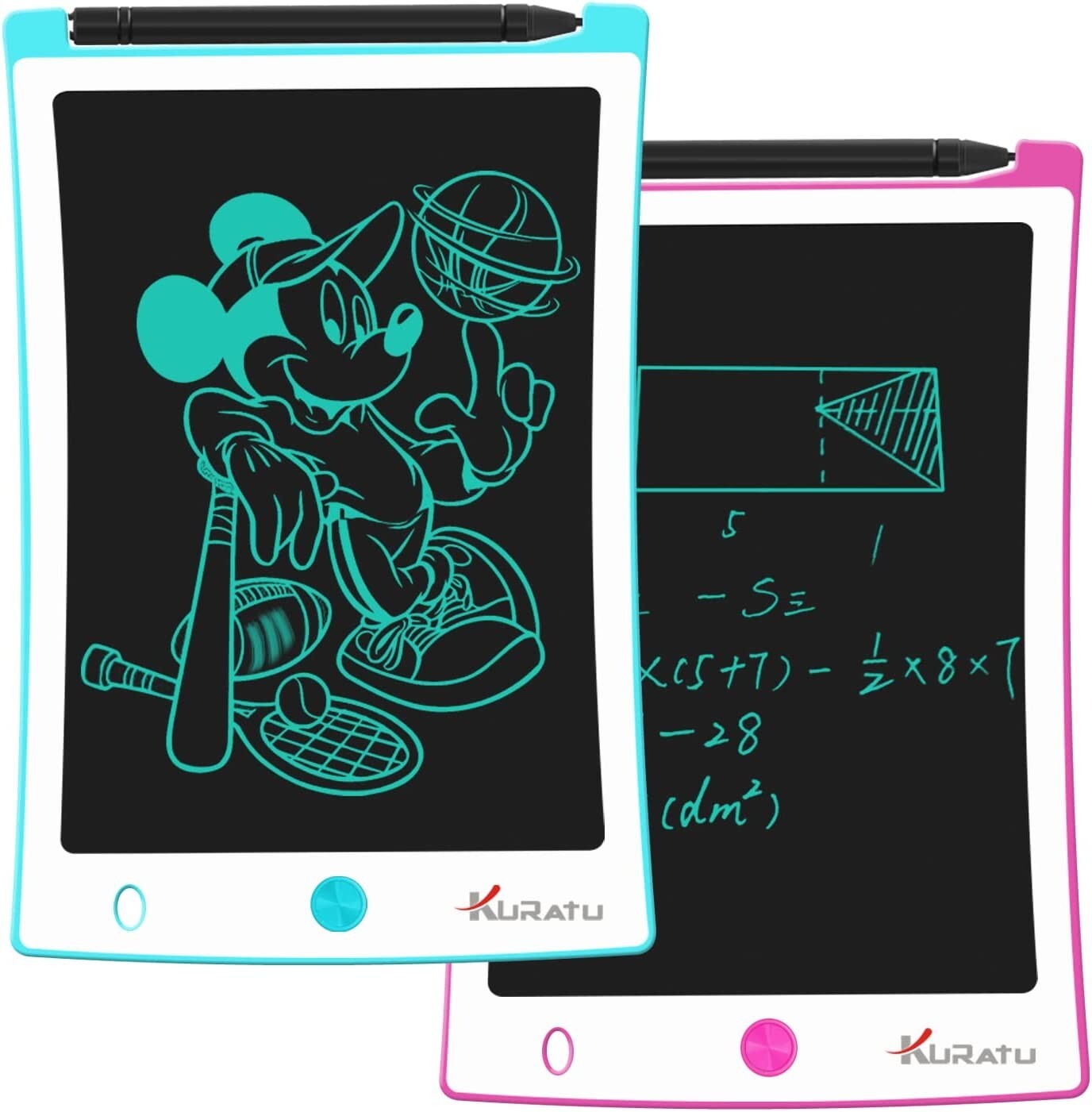 2 Pack-8.5 inch Drawing Tablet Pads Reusable LCD Writing Tablet for Kids