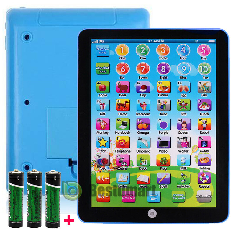 Educational Learning Toy Pad Gift for Kids Age 2 3 4 5 6 7 8 Year Old Boys Girls