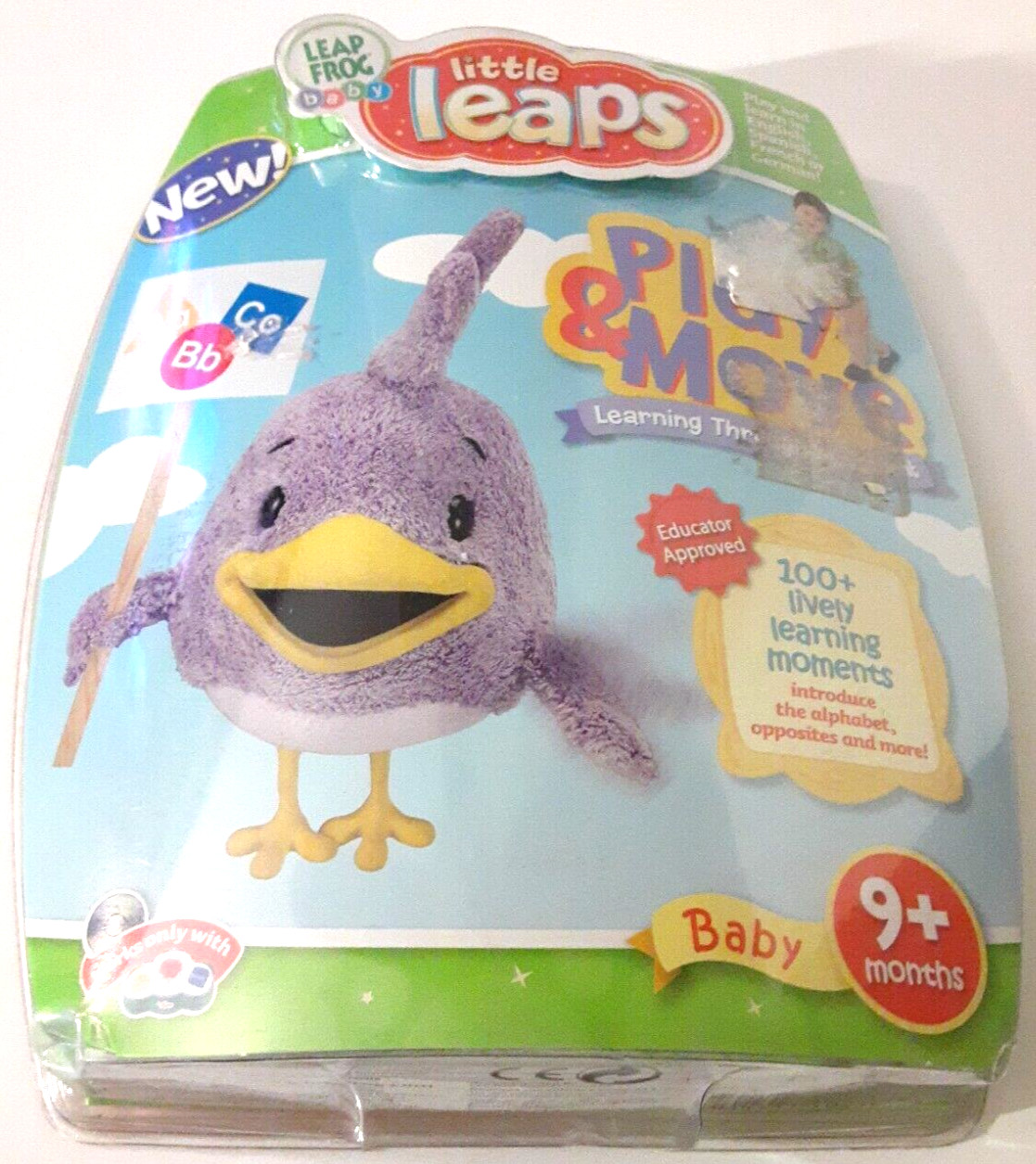Leap Frog Baby Little Leaps Play & Move Learning Alphabet Opposites Motor Skills