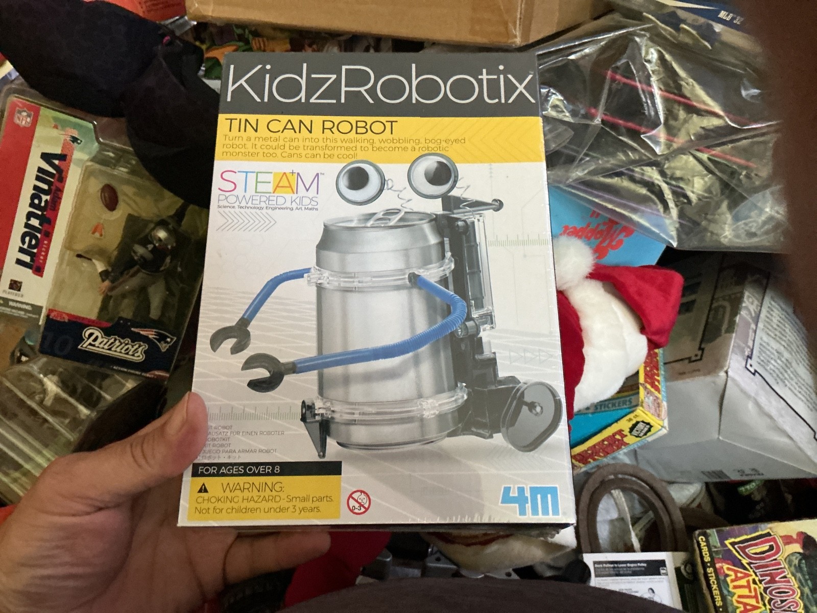 New Kidz Robotix Tin Can Robot – 4M STEM Toy Project (SH9)