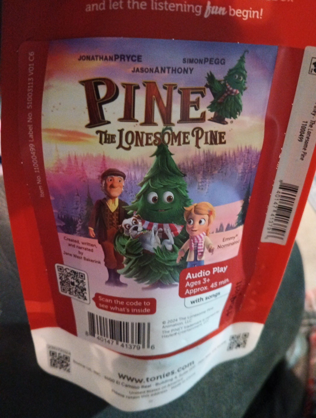 🌲 Piney: The Lonesome Pine Tonies Figure – US Release For Toniebox Players 🌲