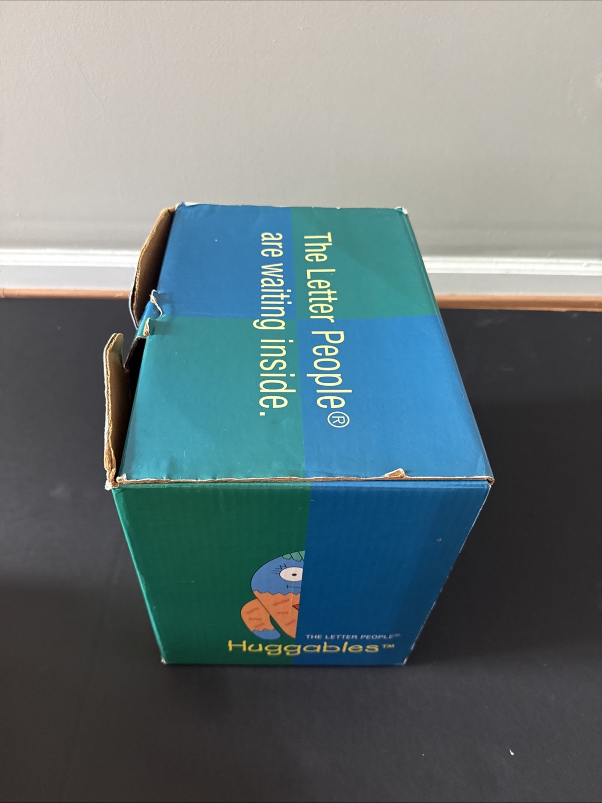 VTG The Letter People Inflatable Huggables Abrams W Box 99% Complete Missing C