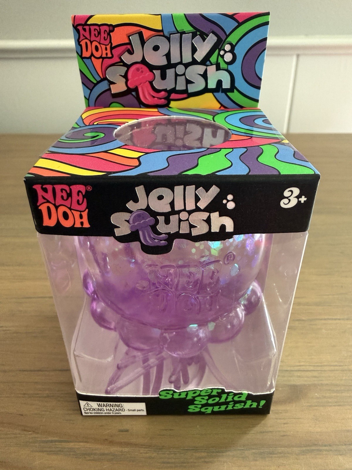 NeeDoh 💜 PURPLE Jelly Squish Jellyfish Fidget Sensory Toy New Authentic Sealed