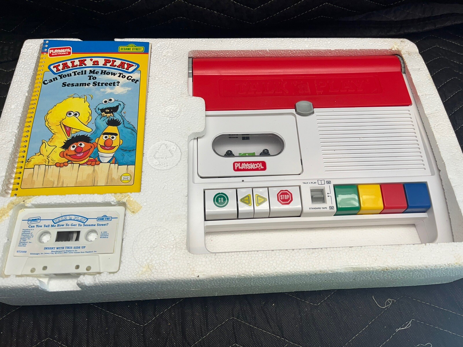 1992 Vintage Playskool Electronic Talk ‘n Play In Box Cassette Tape