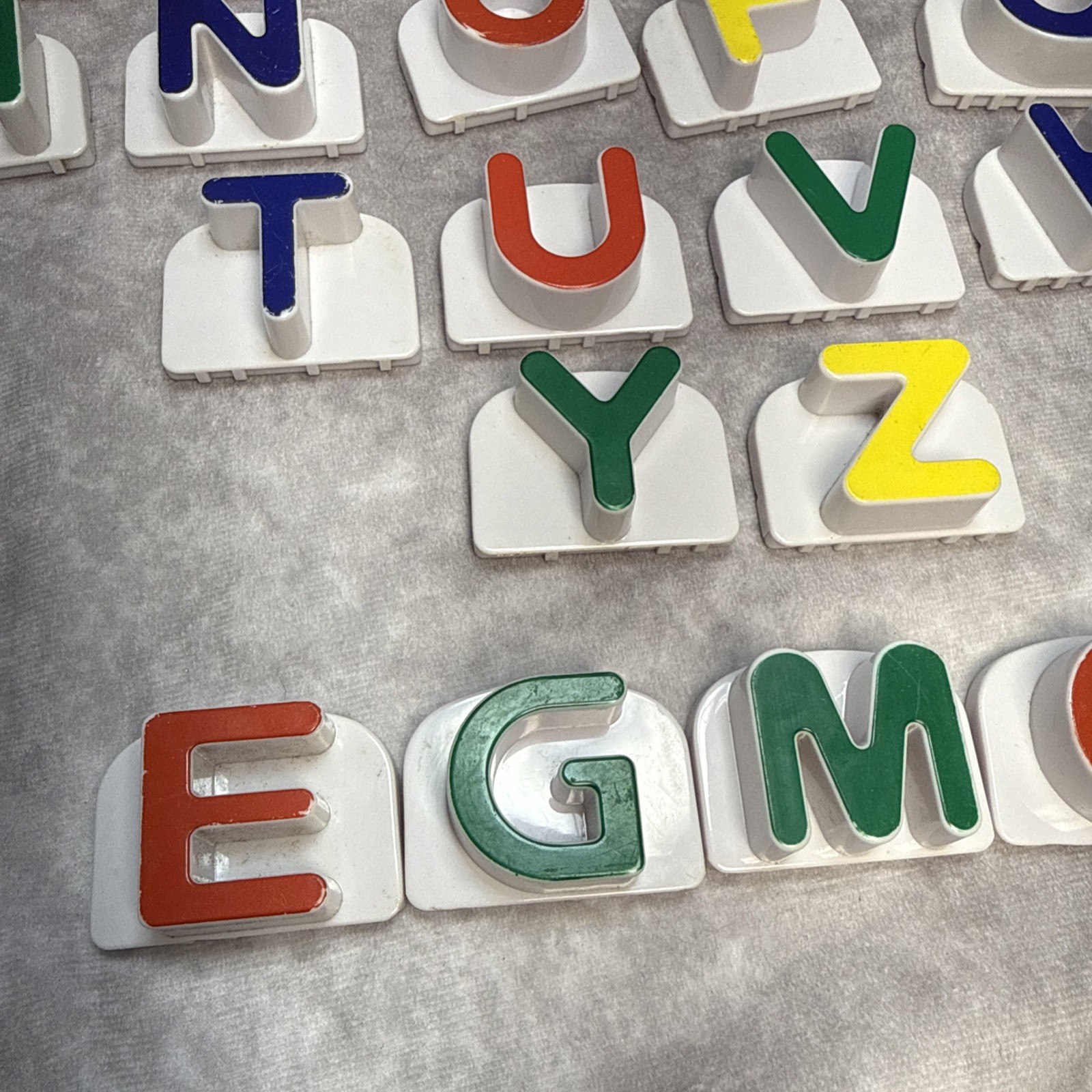 Leap Frog WORD WHAMMER Fridge Set Magnetic Alphabet WORKS 30 Letters No “S”