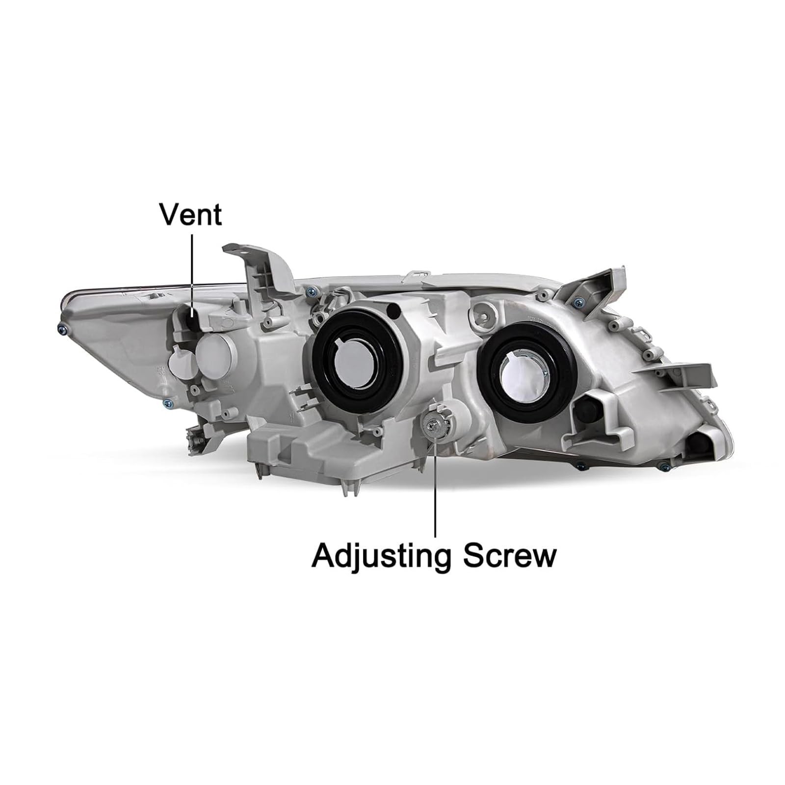 Headlights Assembly Pair for 2007 2008 2009 Toyota Camry Base CE LE XLE US Ve…