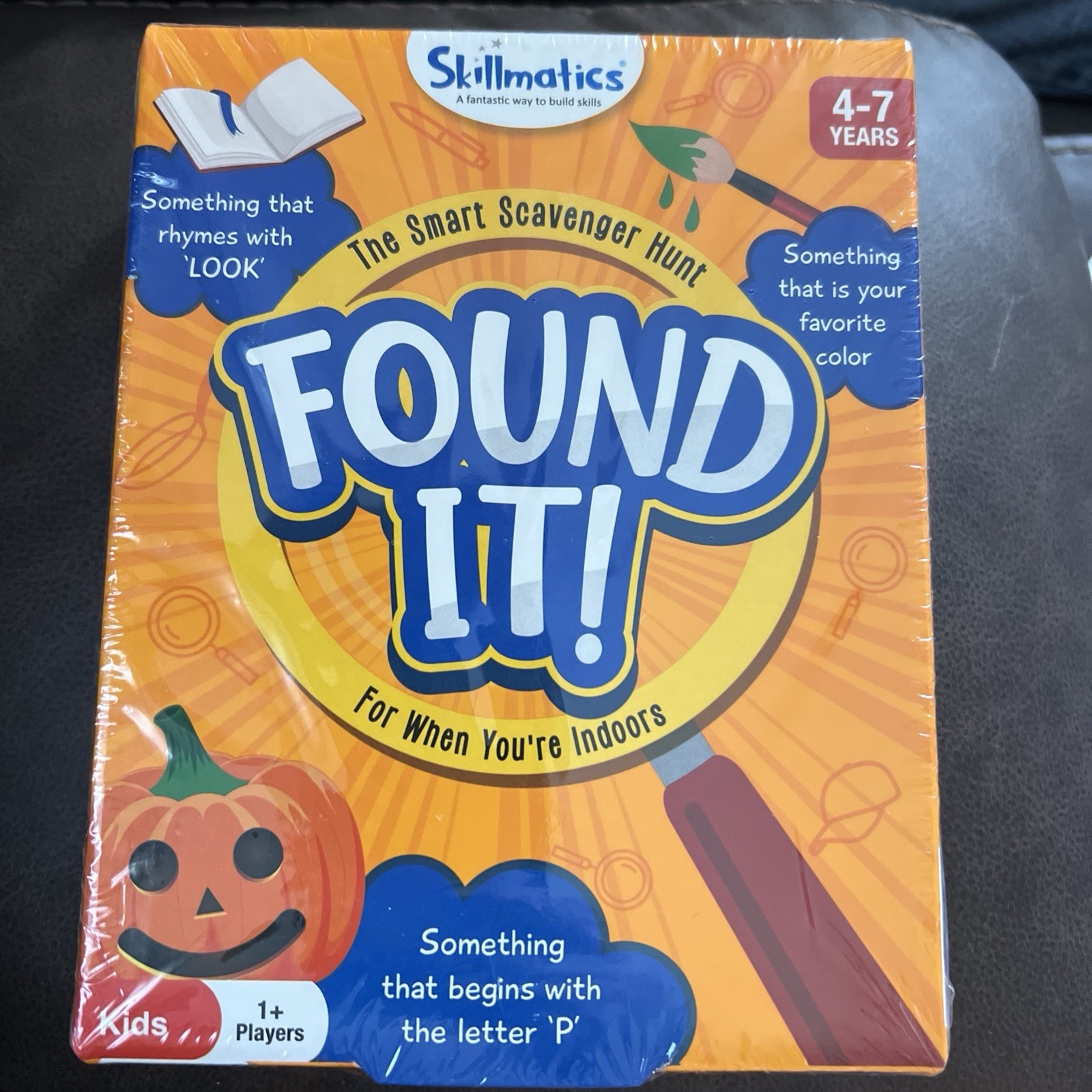 Skillmatics Card Game Found It! Indoor Edition in Package Sealed Educational