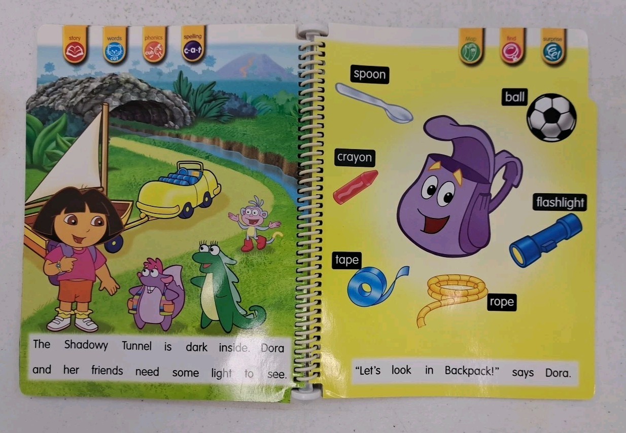 Lot Of 3 Fisher-Price Power Touch Learning System Cartridges & Spiral Books