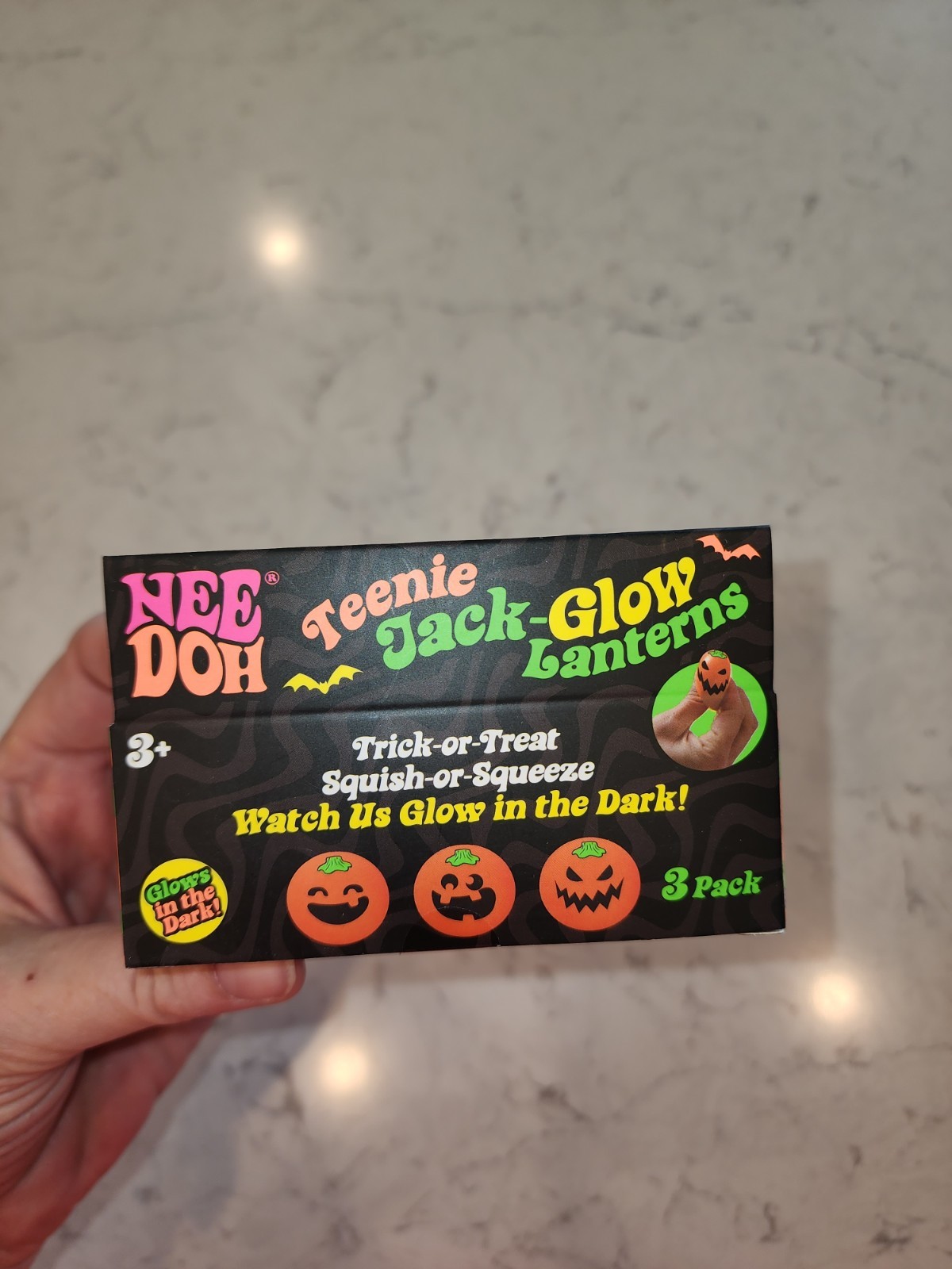 Needoh Nee Dow Teenie Jack Glow Lanterns Mini Pumpkins Halloween Schylling Balls