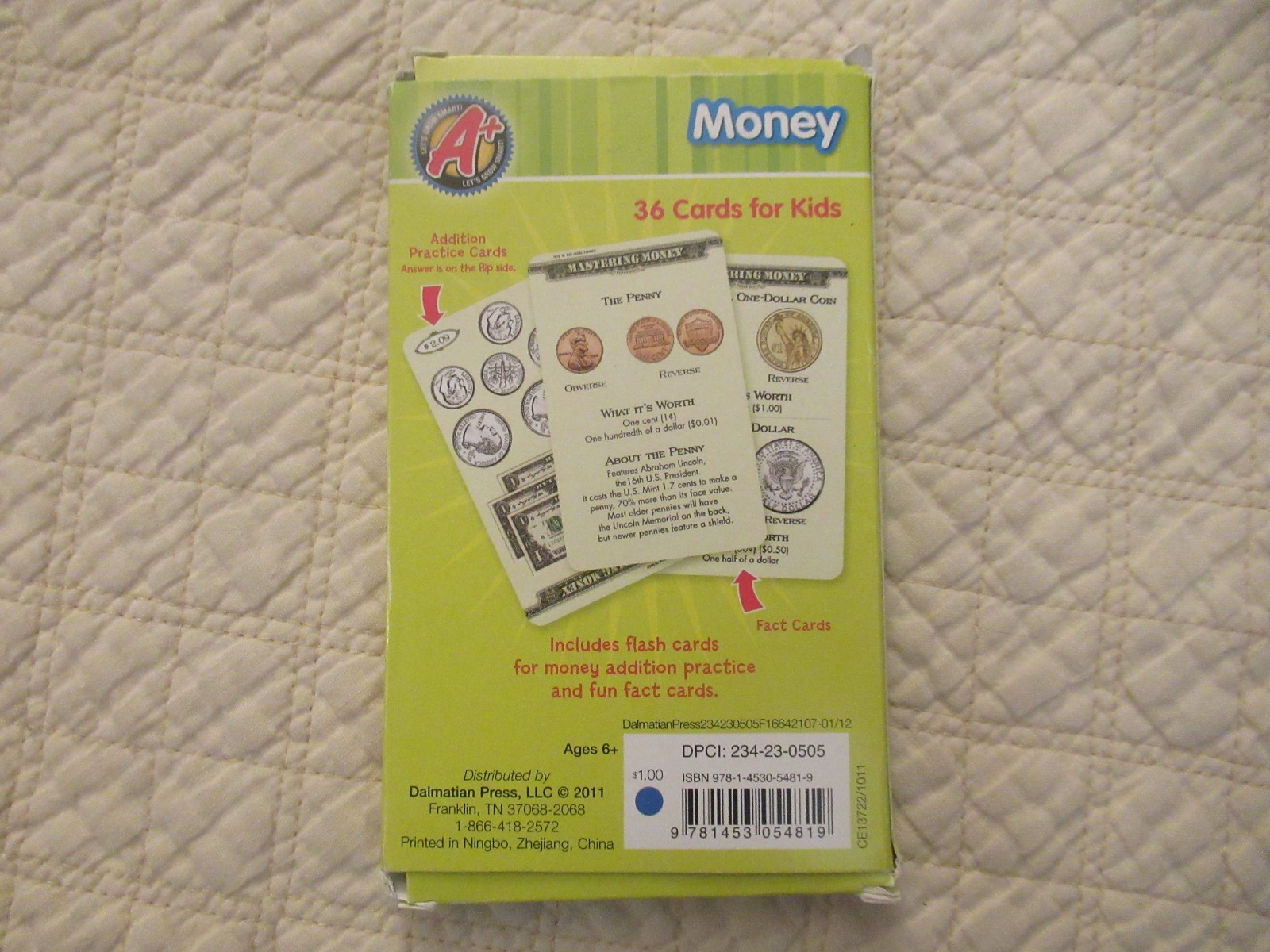 A+ Let’s Grow Smart! Money & Music Makers Flash Cards for Kids (2011)