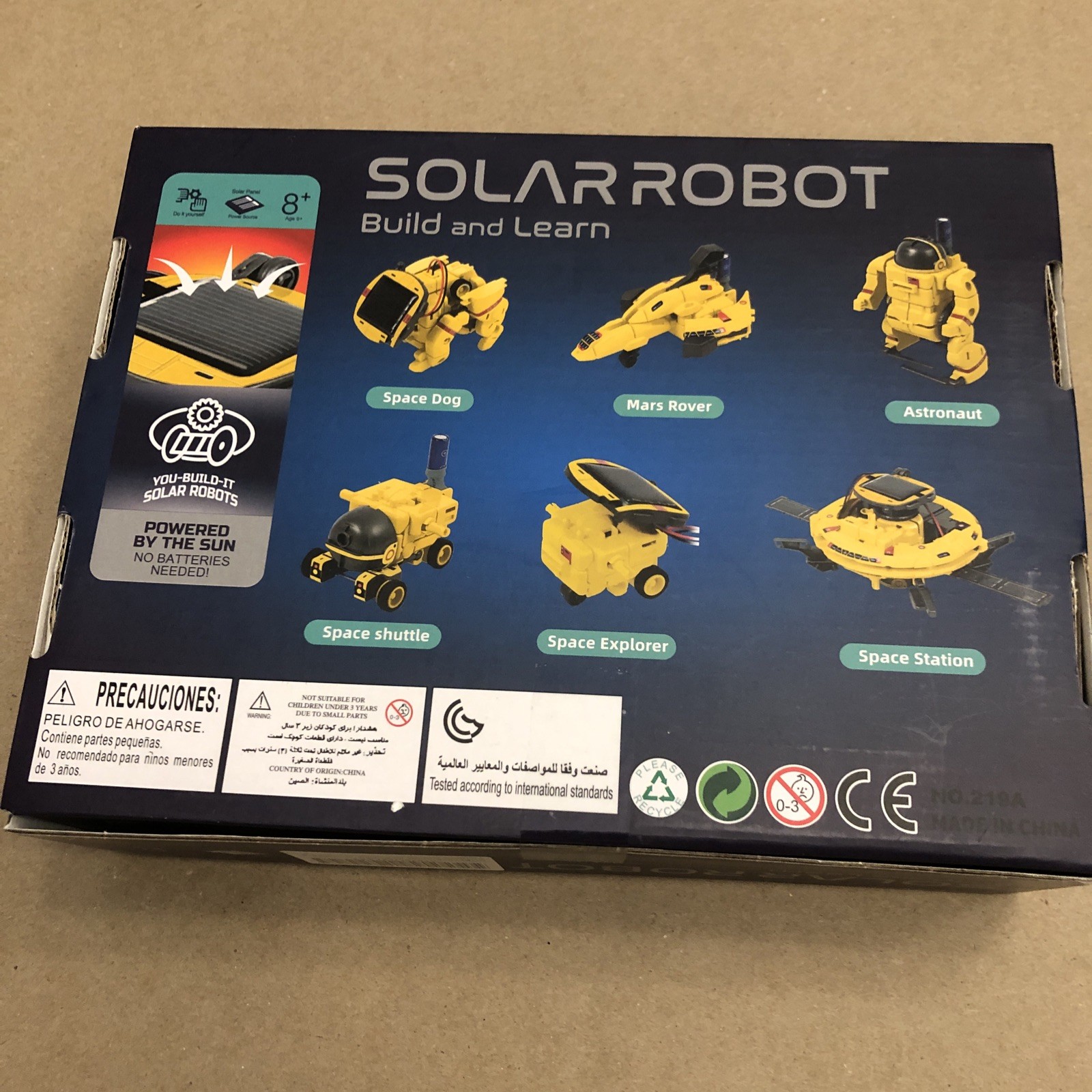 Gifts for 8 9 10 11 12 13 Year Old Boys STEM Solar Robot Building Science