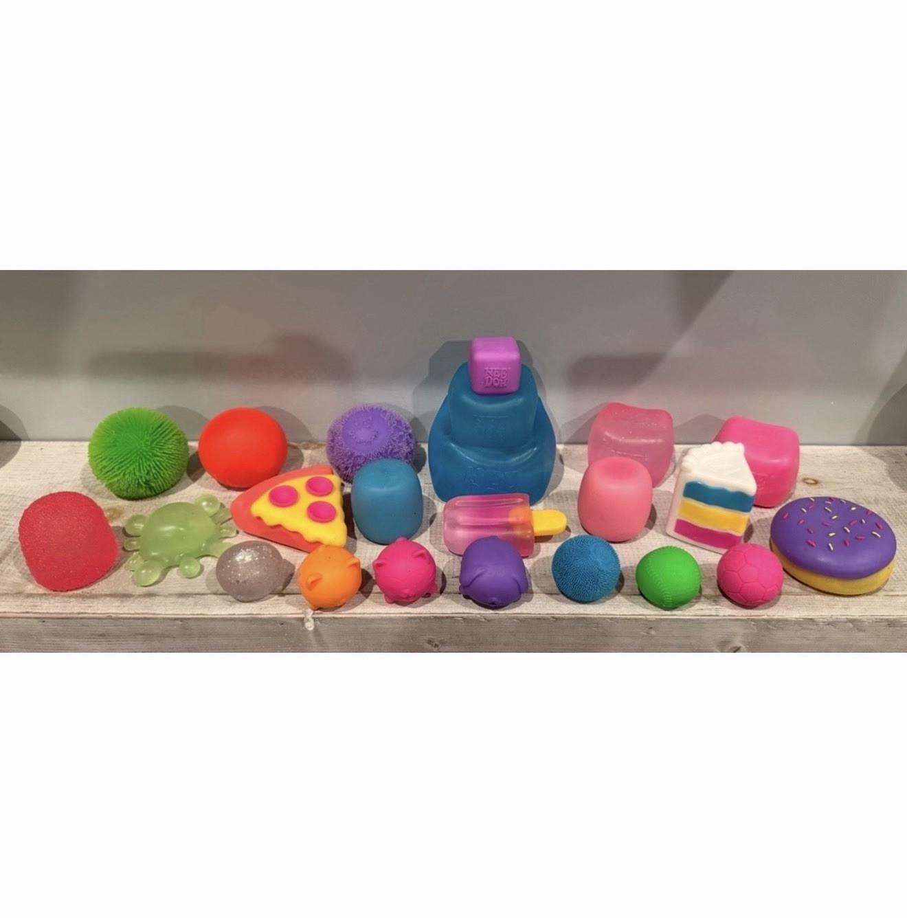 23 NEEDOH Nee Doh LOT 100% AUTHENTIC Trusted Seller Pizza Popsicle Cake Splat🫟