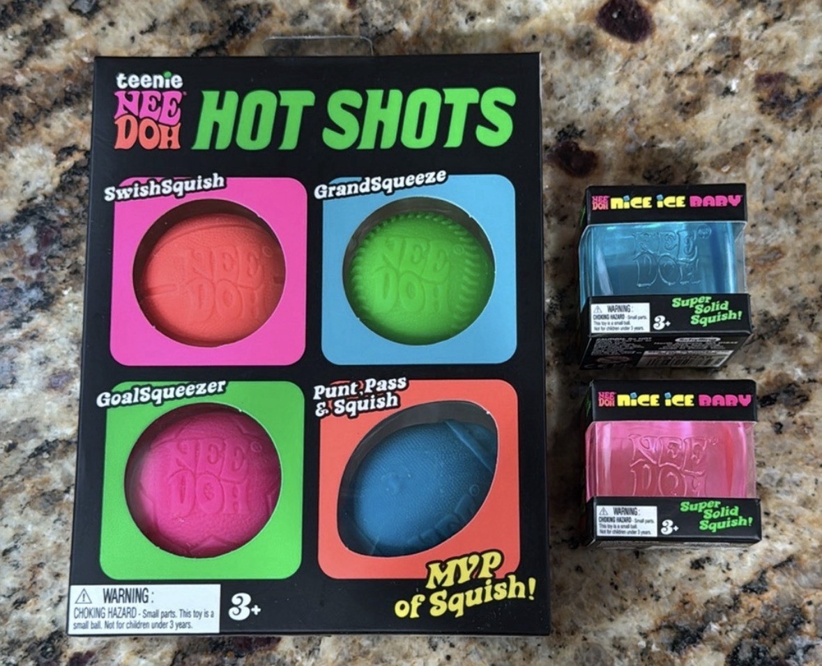 Needoh Bundle 💥💥Fruit basket, Hot Shots. Teenie Fuzz Balls, Mini Cubes, Glow