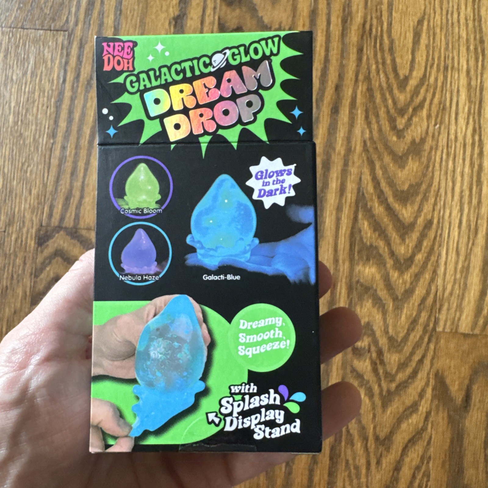 Needoh Galactic Glow Dream Drop – Green – RARE – AUTHENTIC – New & Unopened