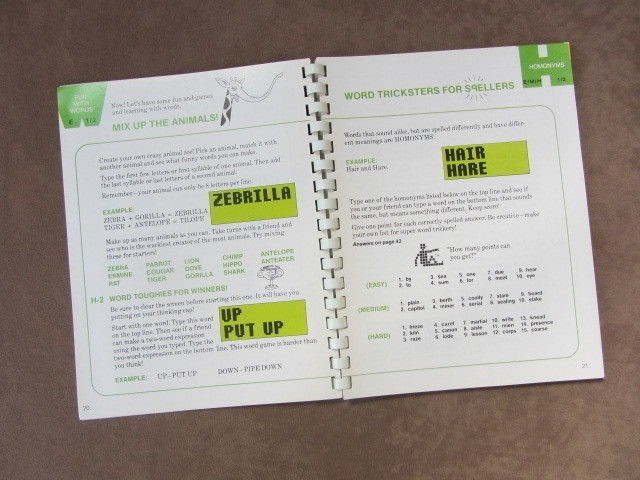 Vintage Childrens Discovery System Activity Book Manual Computer Learning Mattel