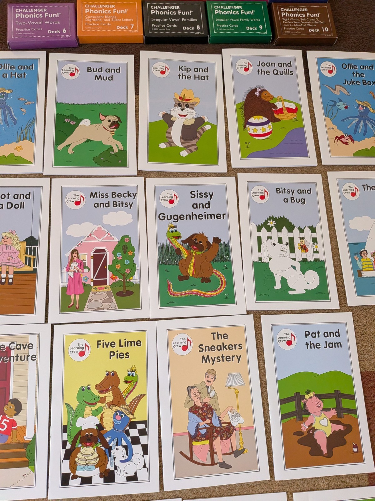 Challenger Phonics Fun Age 2+ Early Reading Books DVDs CD Cards Almost Complete