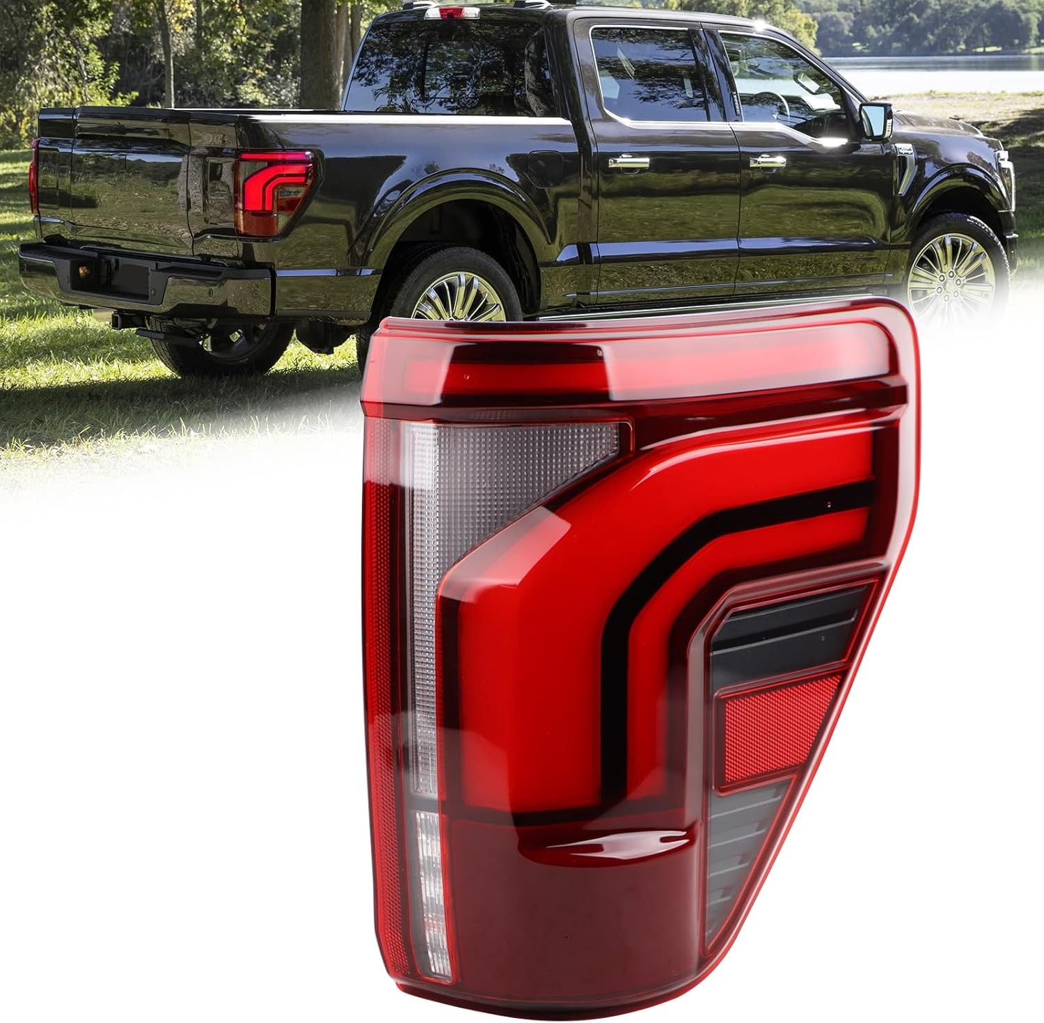 2024-2025 Ford F150 Full LED Tail Light Right Passenger w/ Blind Spot