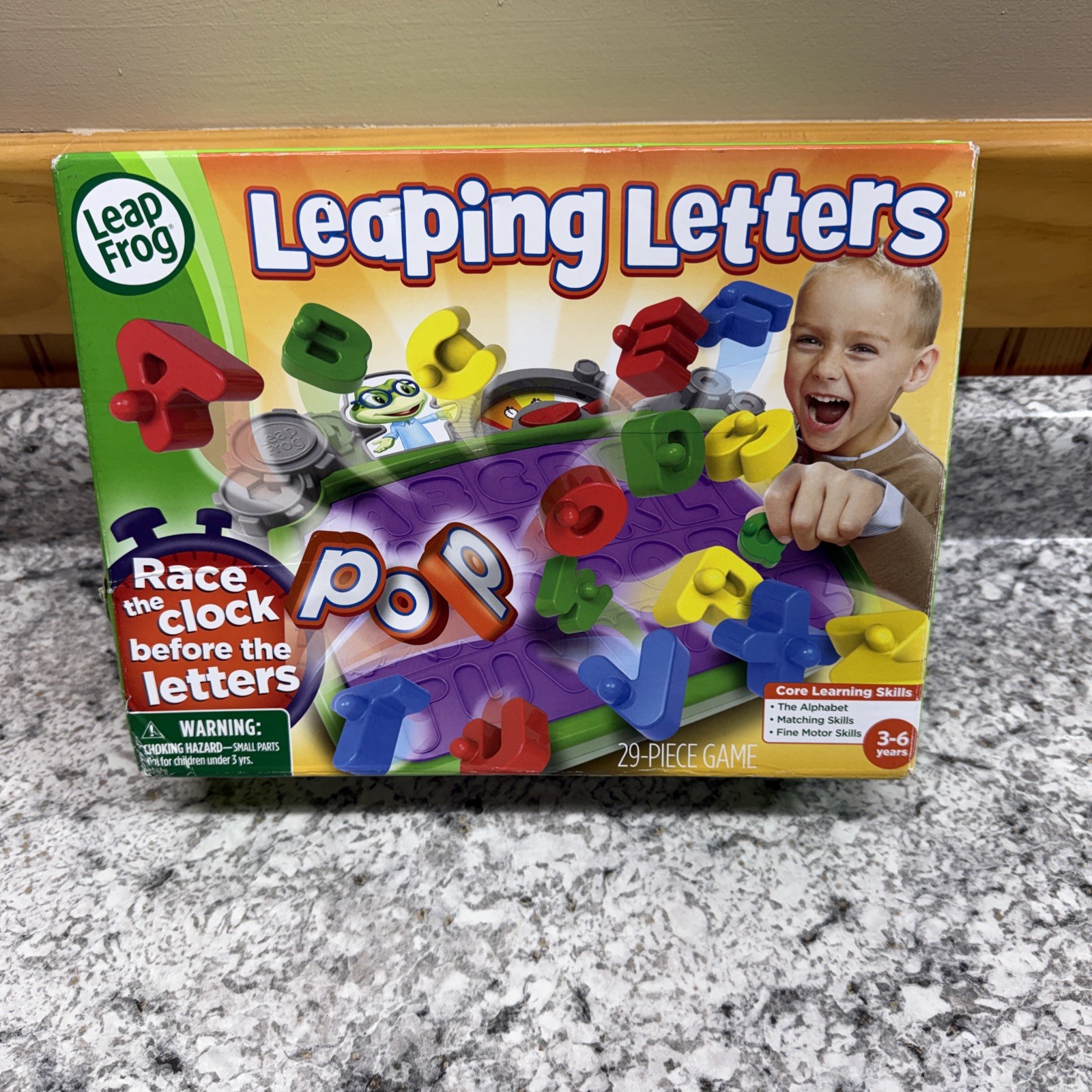 Leap Frog Leaping Letters ABC Alphabet Educational Race The Clock Game Complete