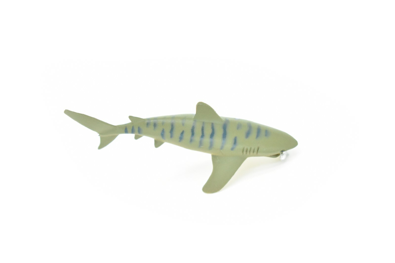Tiger Shark, With Fish in Mouth, Very Nice Plastic Replica 3″ – F237 B76