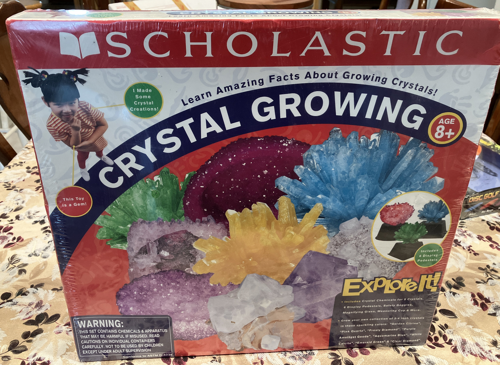 Scholastic Crystal Growing Age 8+ New Sealed
