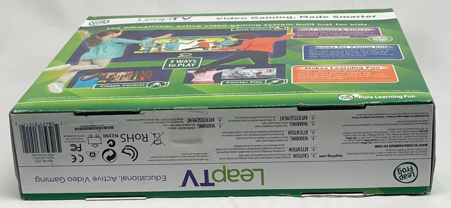Leap Frog Leapfrog LeapTV Educational Active Video Gaming System New