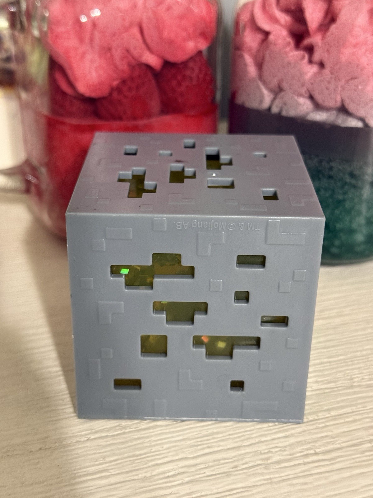 New MINECRAFT JELLY CUBES – RARE Yellow Viral Squishy Nee Doh Ish Type Fidget