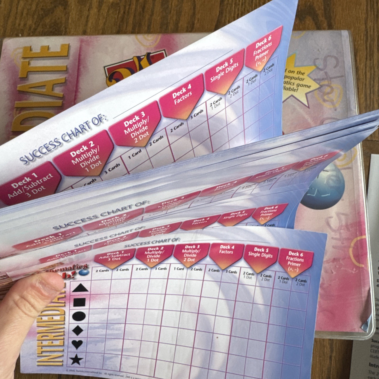 Math 24 Game Club Classroom Kit Intermediate Lot Single Double Practice Pack