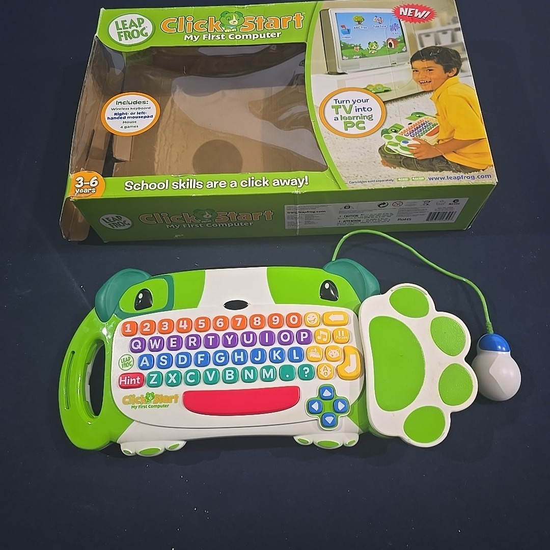 LeapFrog ClickStart Keyboard Tested Working Kids Learning Educational Toy