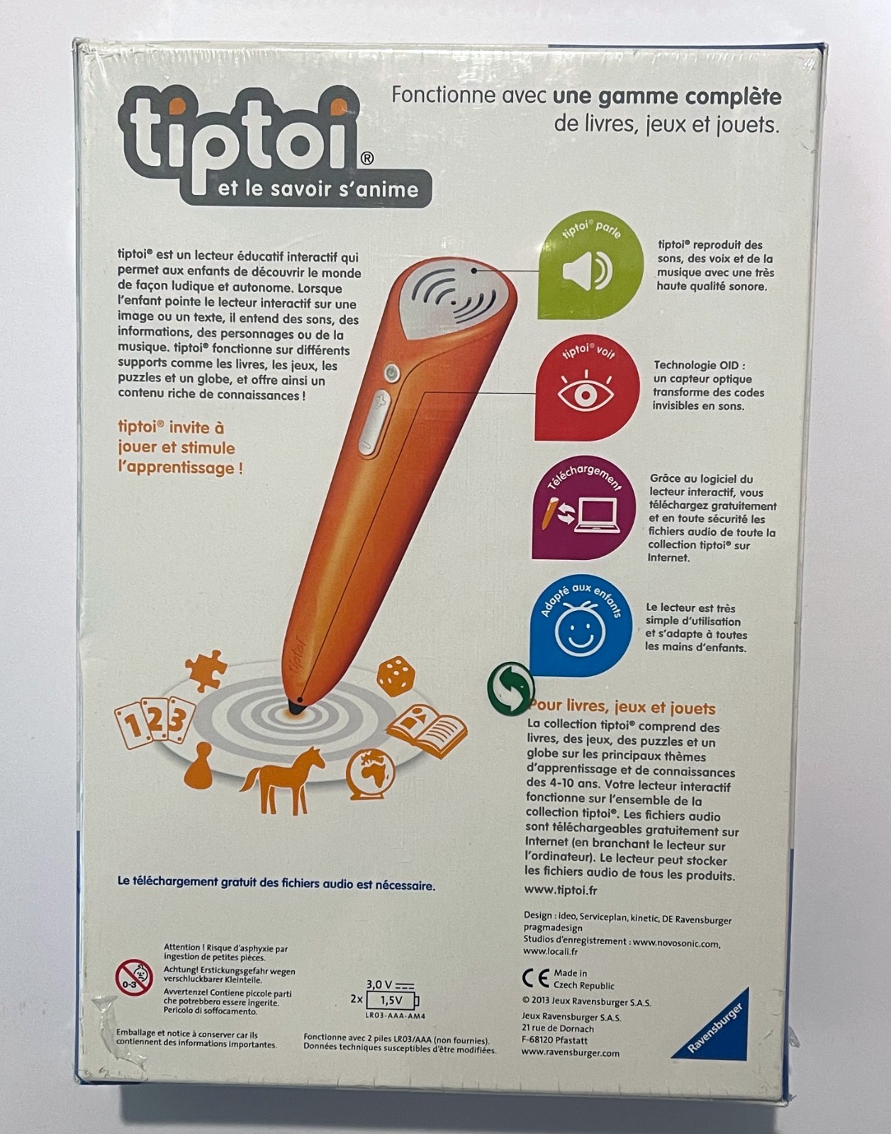 Tiptoi Le Lecture Interactif – WITH PEN Ravensburger 2013 – LEARN FRENCH NEW!