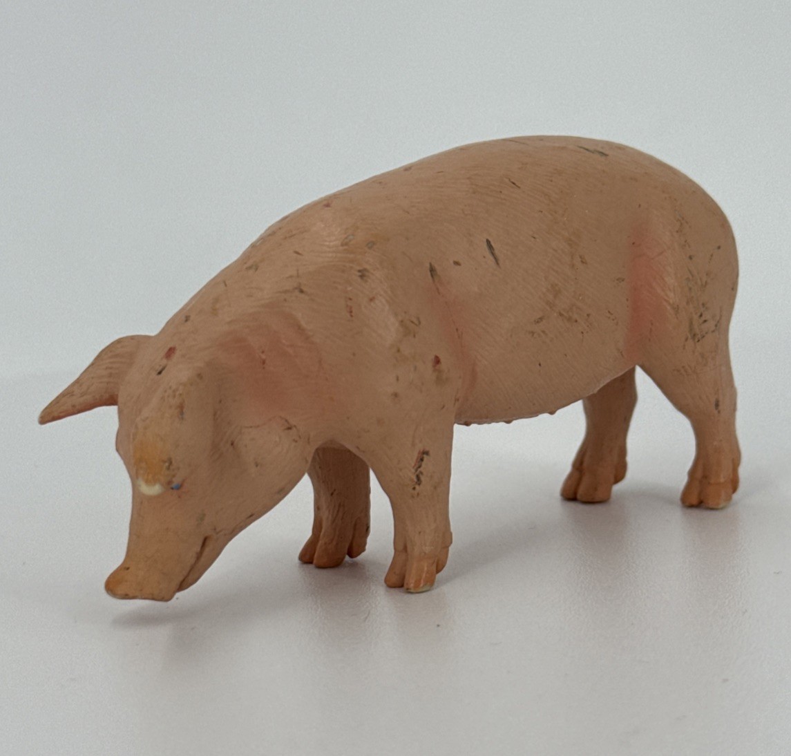 Mojo Sow Pig Animal Figure 2010 Farm Toy 4.25″ Long Made in China
