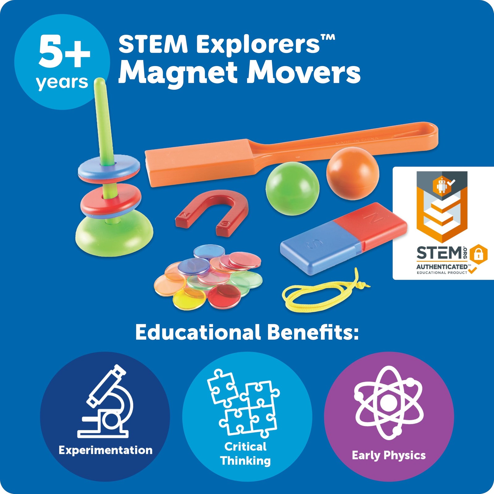 Learning Resources STEM Explorers Magnet Movers – Science For Medium, Multi
